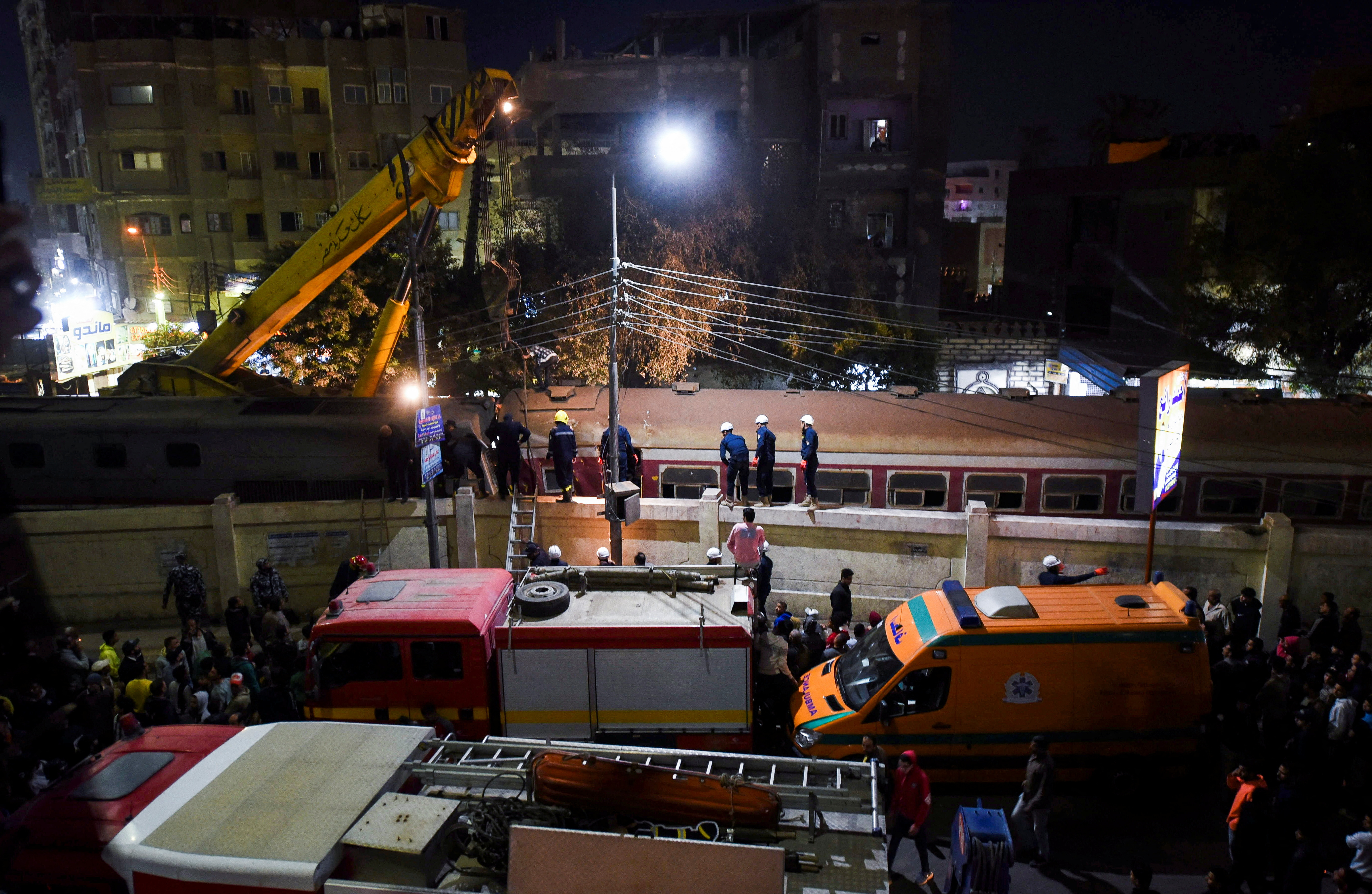 En los últimos años crecieron considerablemente los accidentes ferroviarios en Egipto (REUTERS/Shokry Hussien)