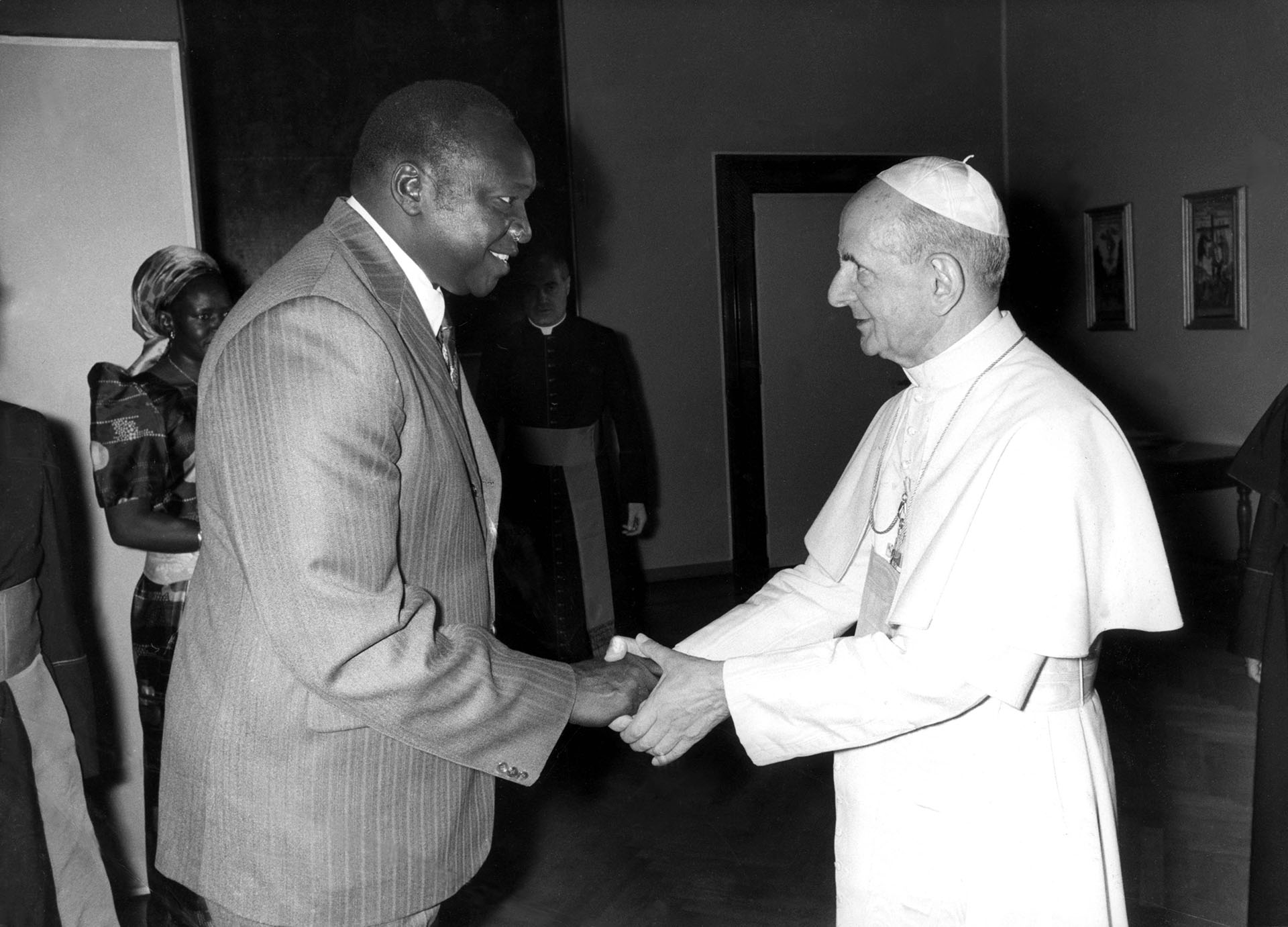 Idi Amin, en su visita al papa Paulo VI (CAMERA PRESS/ AN/DES)