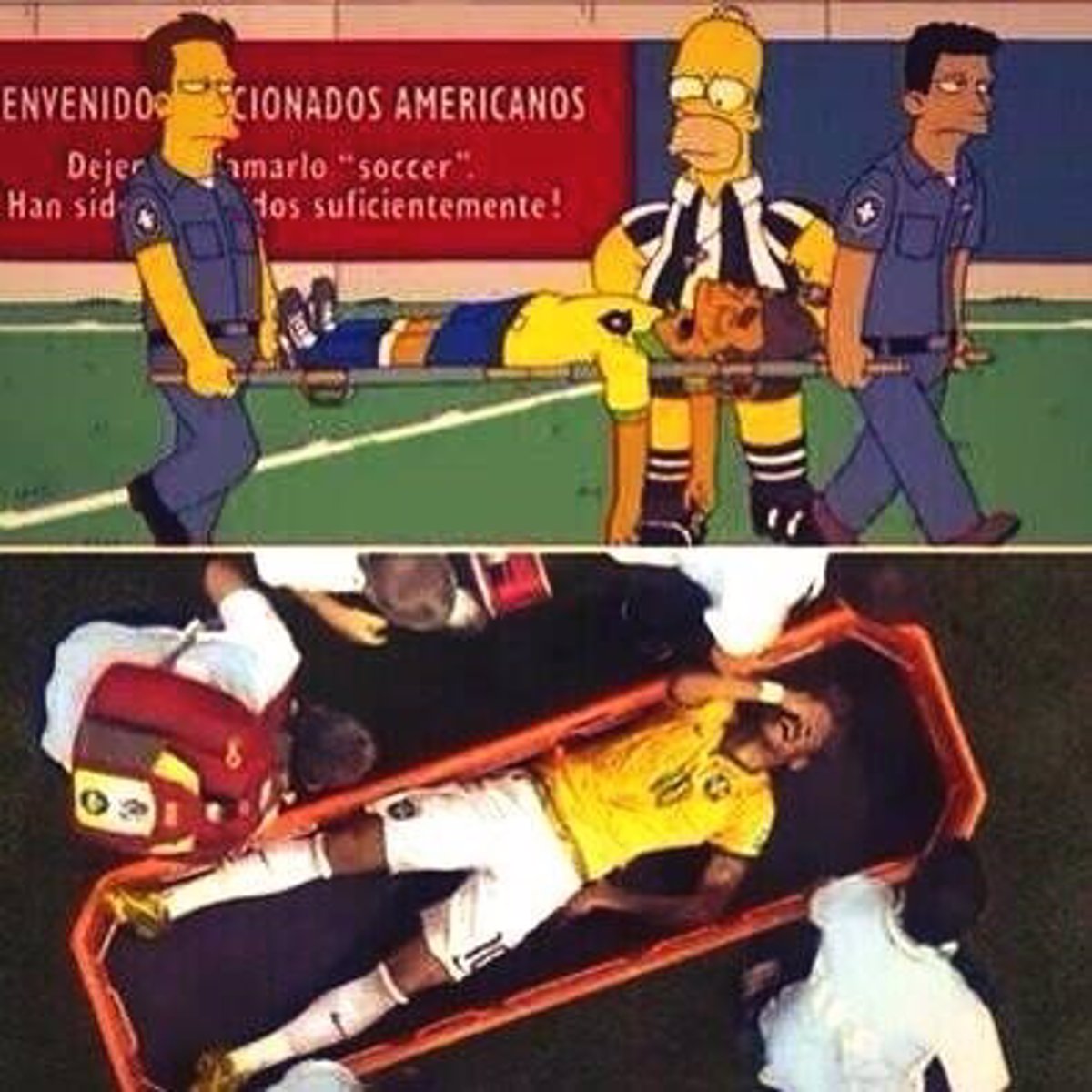 Los Simpson predijeron la lesión de Neymar tan sólo unos meses antes de la Copa del Mundo 2014