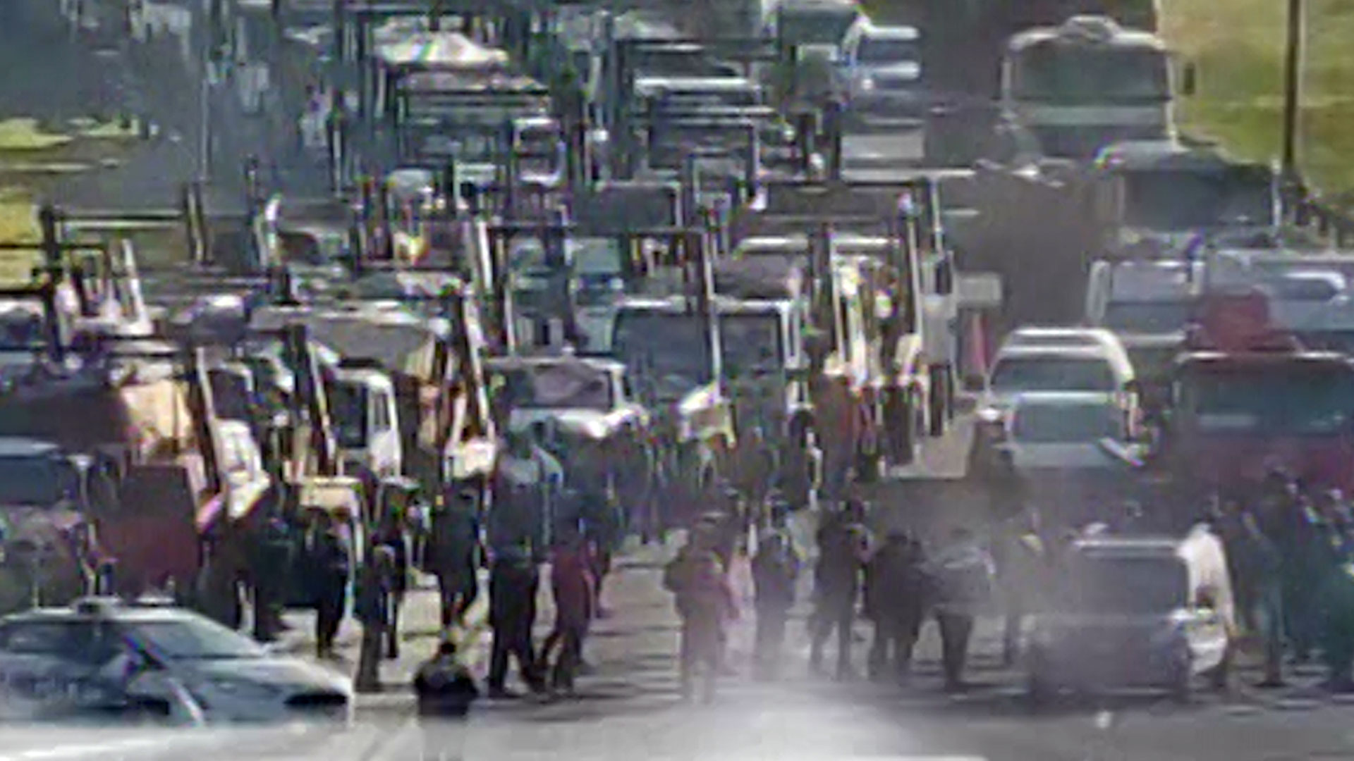 Una protesta de transportistas causó un corte total en el Camino del Buen Ayre 