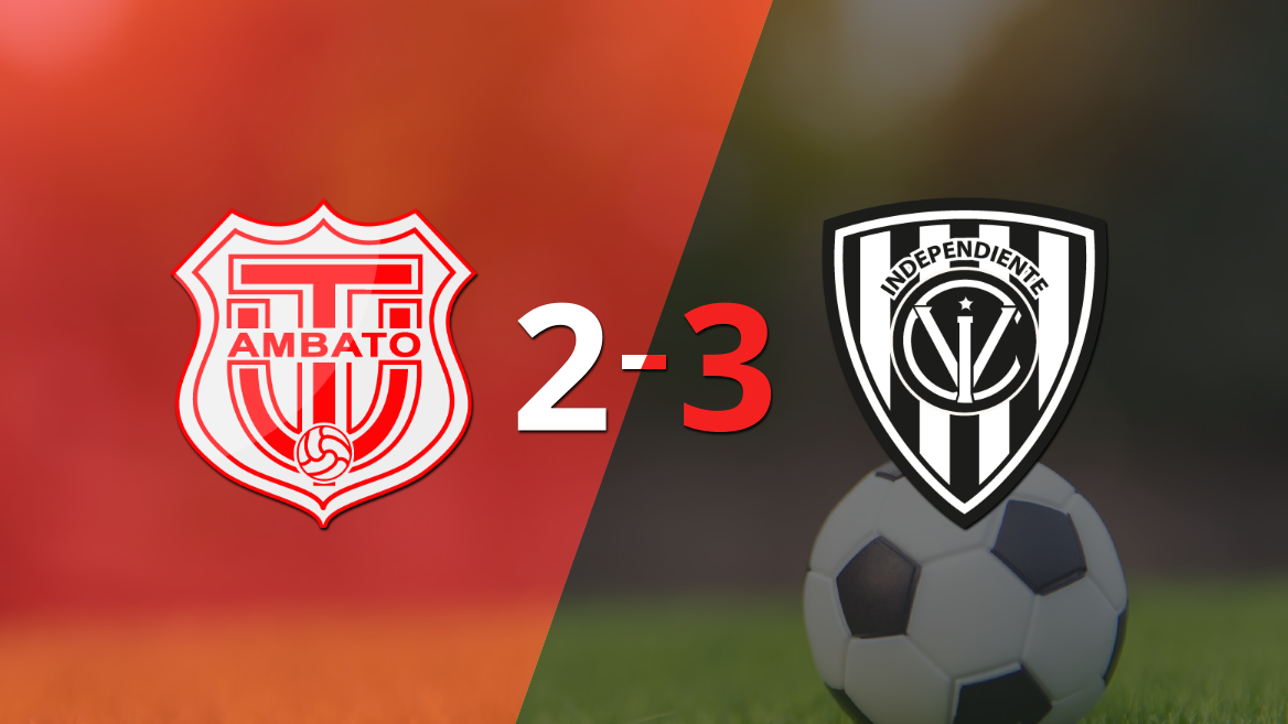 En un partido increíble, Independiente del Valle le ganó a Técnico Universitario por 3 a 2