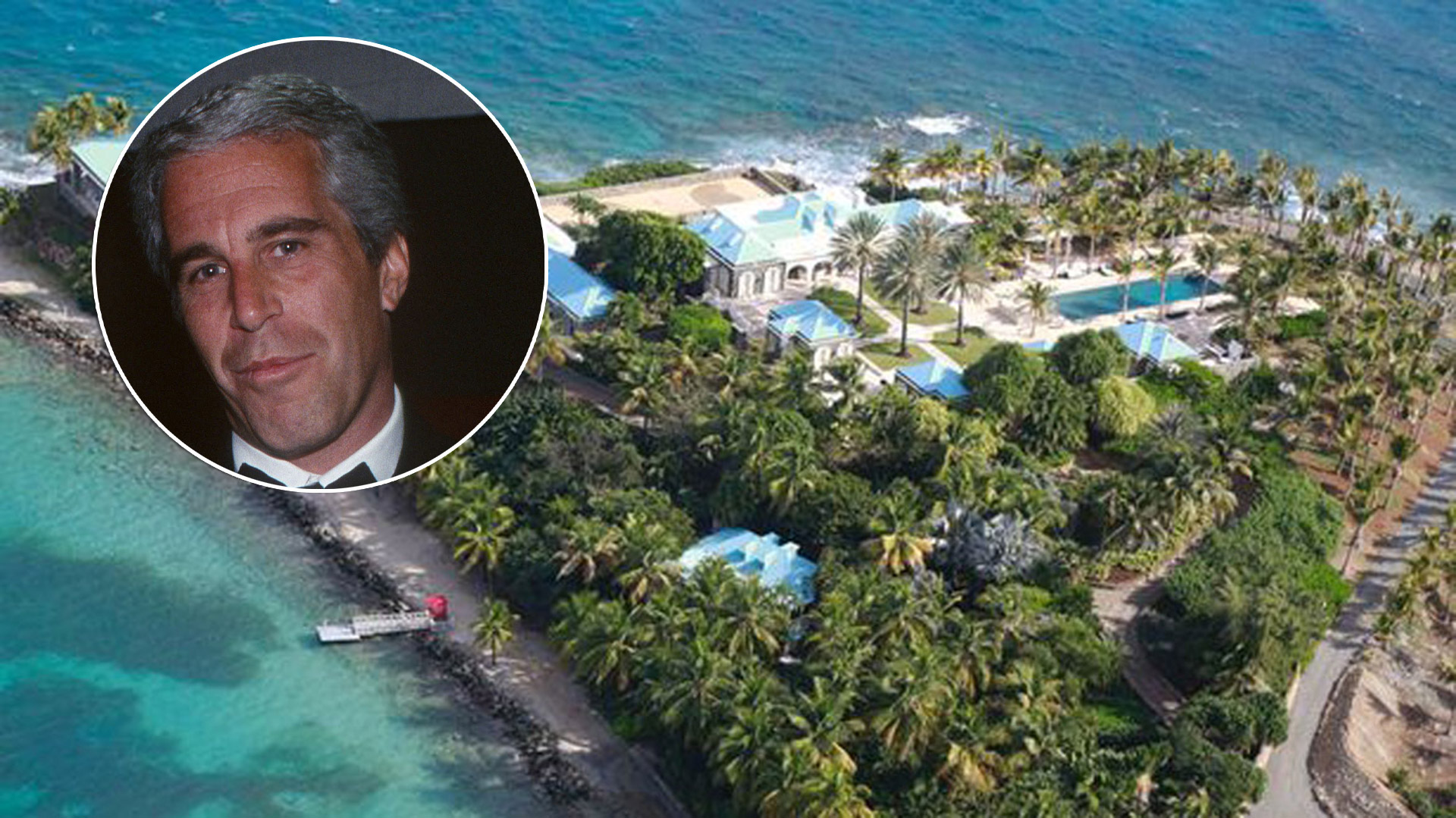 La isla de Paedo era una propiedad exclusiva del magnate pedófilo Jeffrey Epstein donde solía llevar a jóvenes para hacerlas sus esclavas sexuales. 