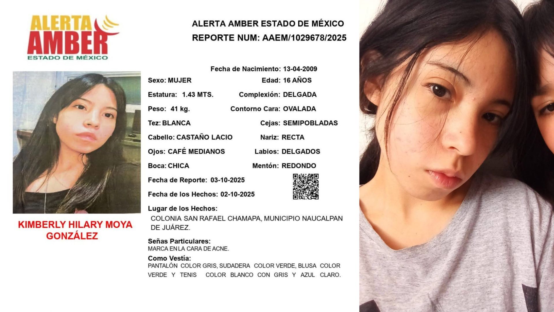 Familiares de Kimberly Moya, estudiante desaparecida del CCH Naucalpan, exigen su localización - Infobae