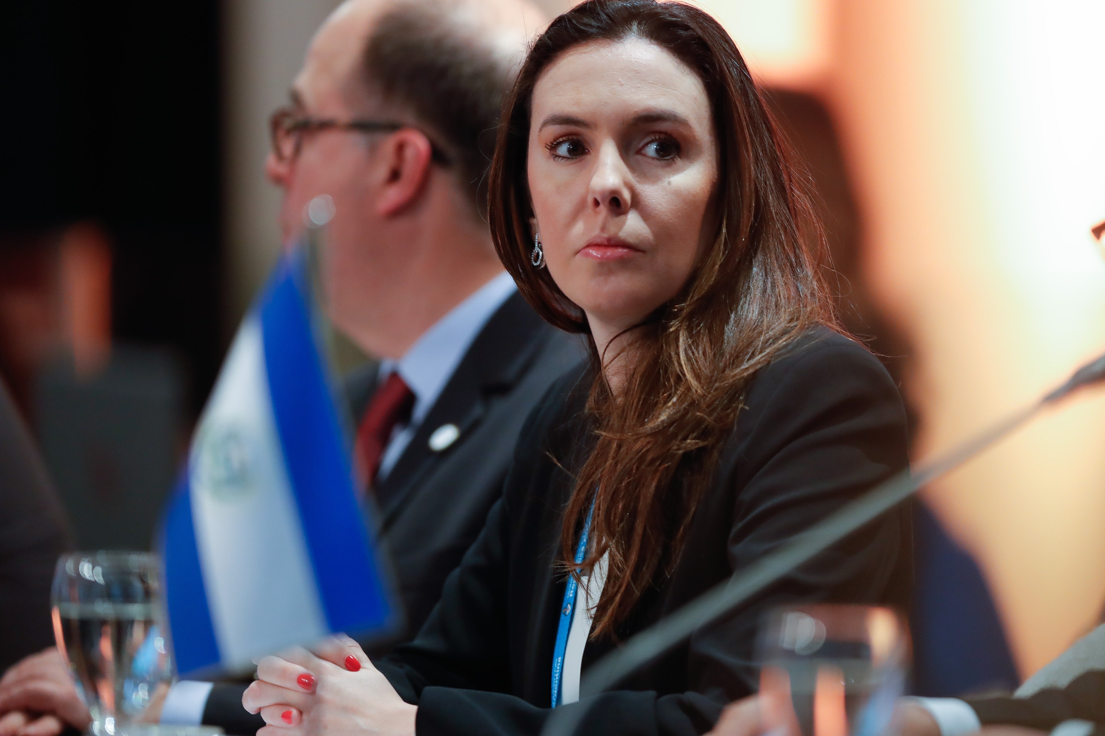 The representative of the interim government of Venezuela in Argentina, Elisa Trotta Gamus
