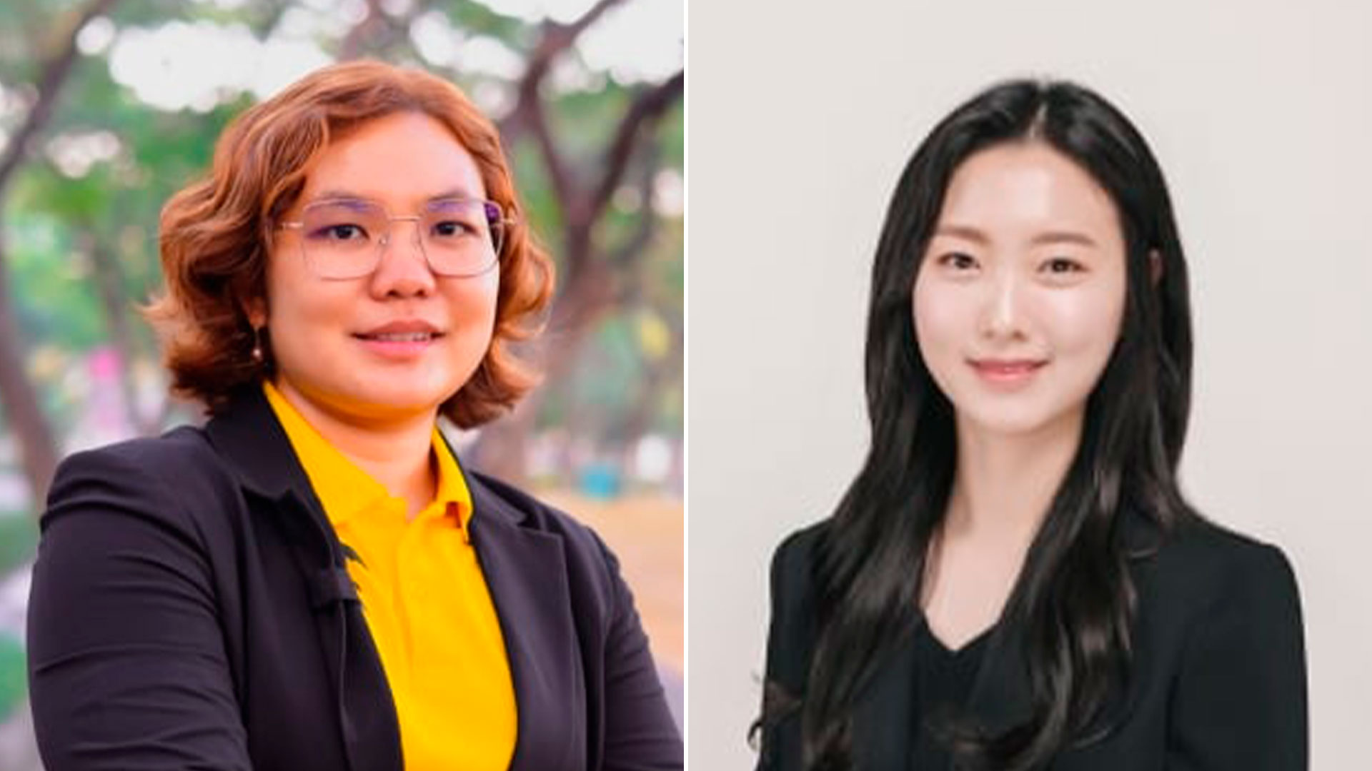 Científicas premiadas con el Premio L´Óreal-Unesco en la categoría  Rising Talent 2022 : Pantana Tor-Ngern de Tailandia (izq.) y So Young Choi  (Corea del Sur)  