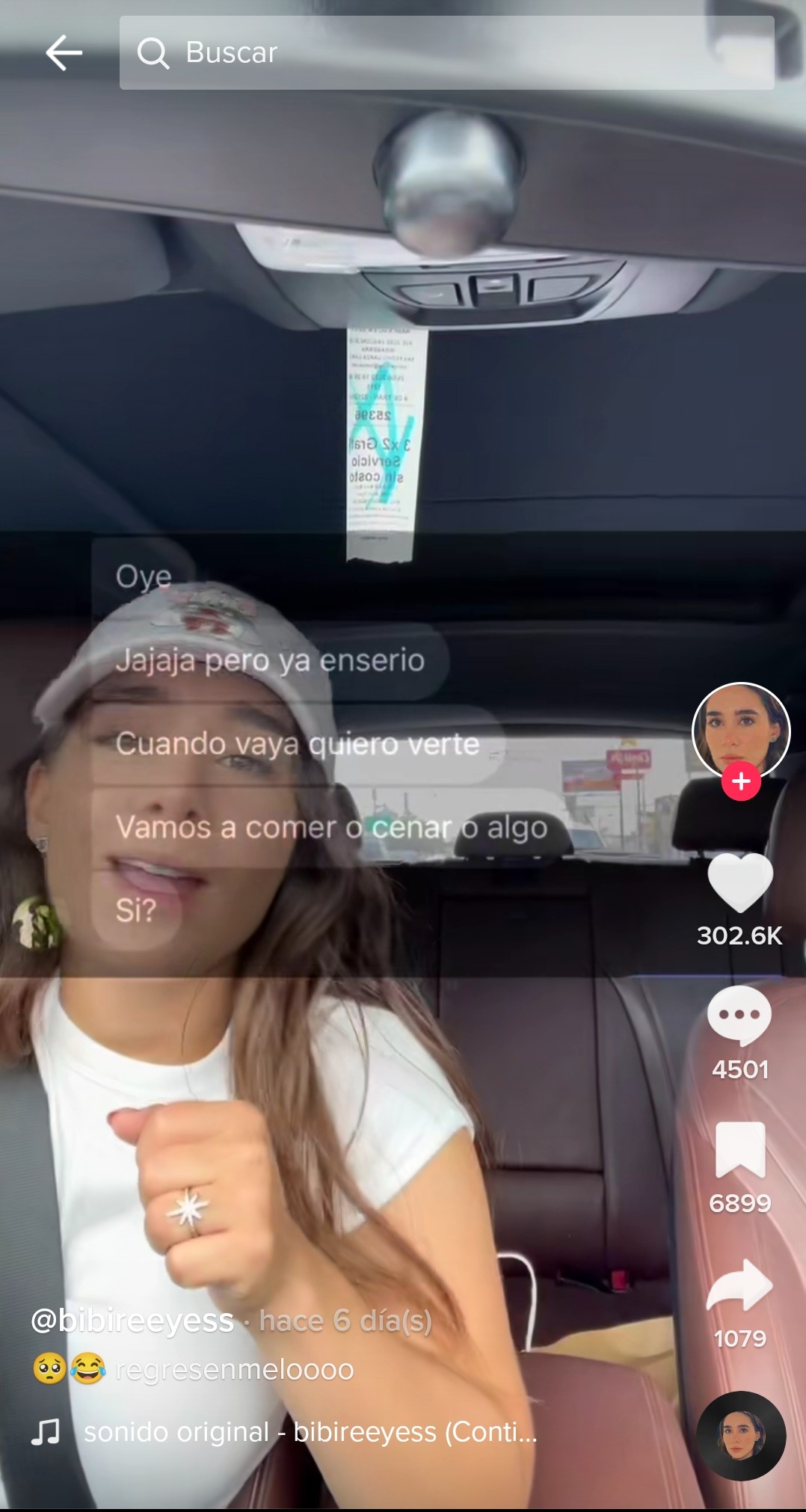 La usuaria compartió varias conversaciones que ha tenido con Nodal, así como las veces que se ha fotografiado con él (Foto: captura de pantalla/TikTok)