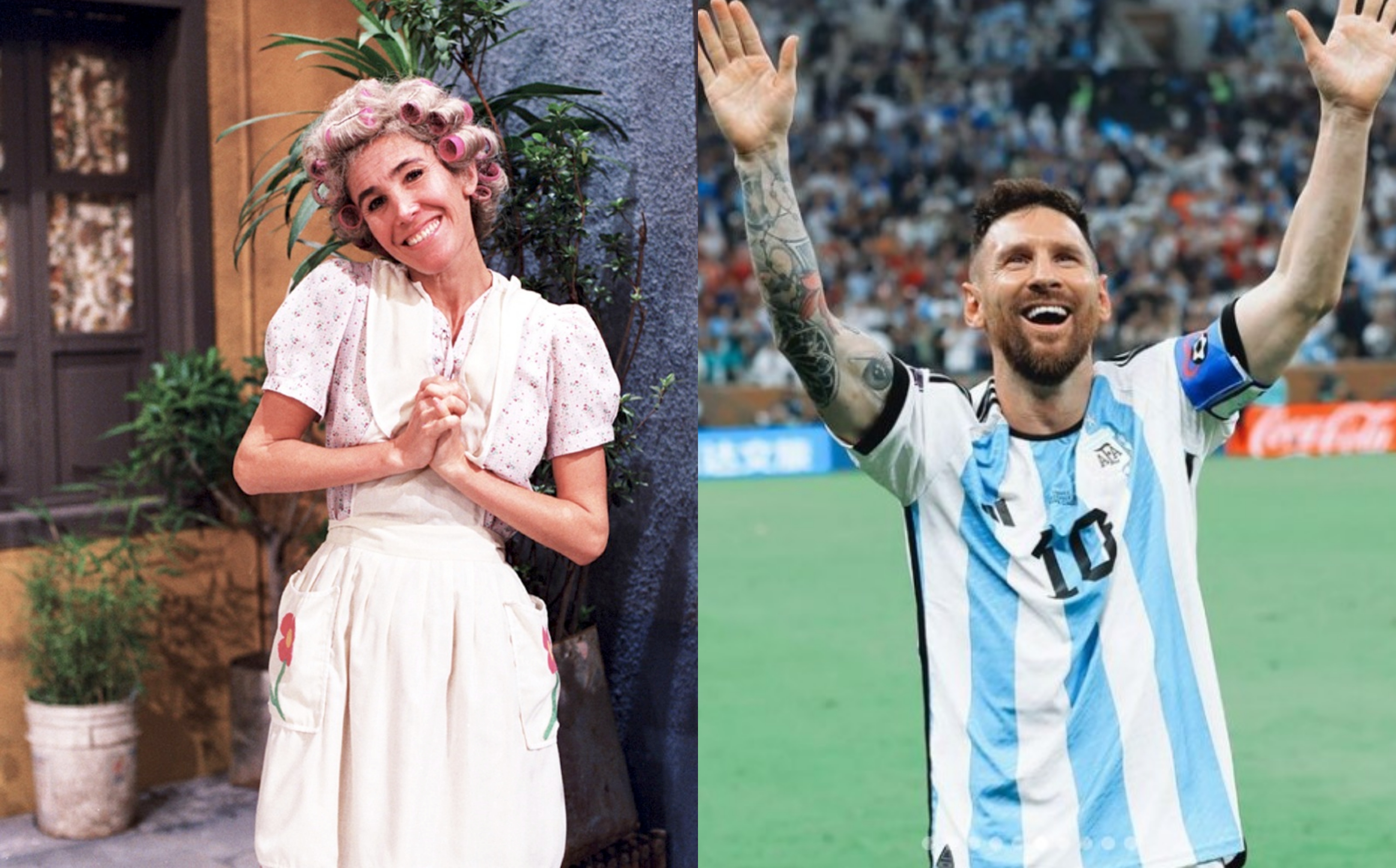 Florinda Meza applauded the work of Leo Messi, considered the best jugador of Qatar 2022 (Photo: Instagram)