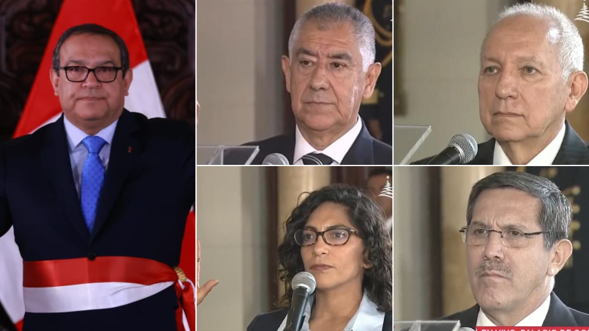 Los cuatro nuevos ministros que integran el Gabinete de Alberto Otárola