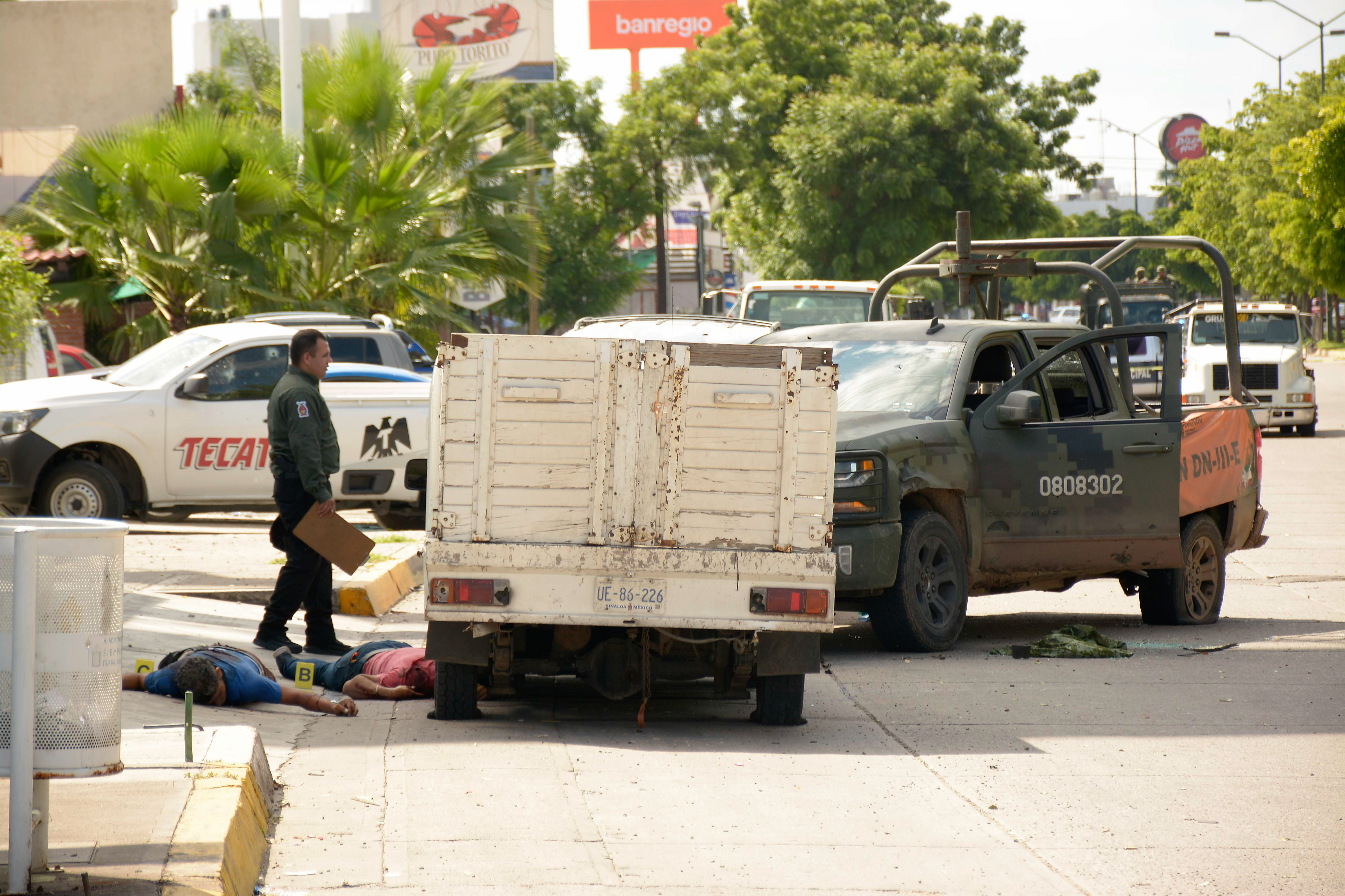 Los enfrentamientos por la detención de Ovidio Guzmán desataron caos en Culiacán (Foto: JUAN CARLOS CRUZ /CUARTOSCURO)