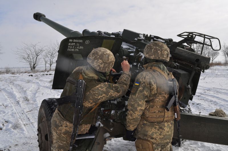 Soldados ucranianos en Jersón (Servicio de Prensa de la Operación de Fuerzas Conjuntas/Handout vía REUTERS)
