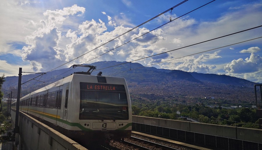 Metro de Medellín. Foto: Redes sociales.