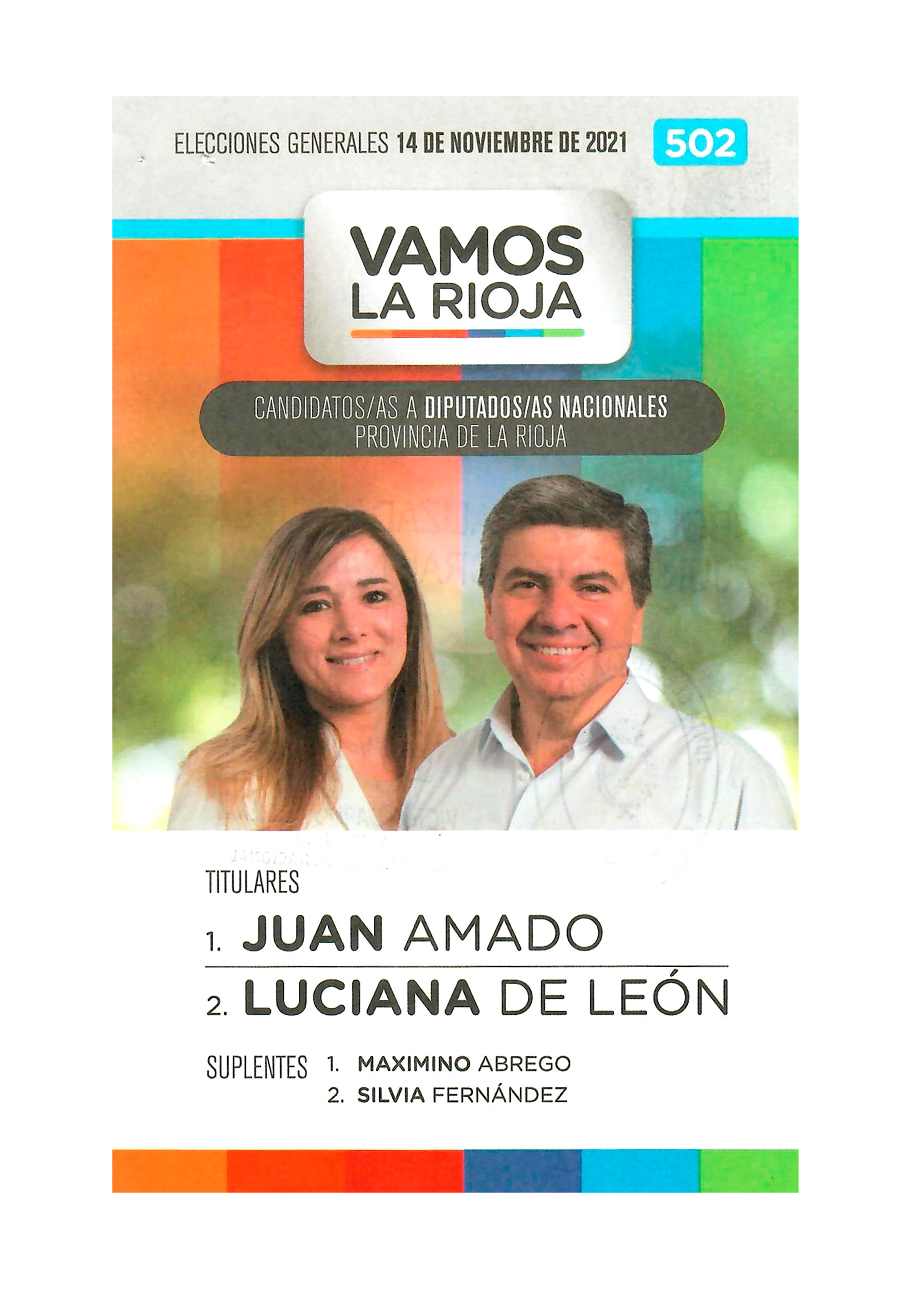 Elecciones 2021 en La Rioja: las boletas y los candidatos, uno por uno -  Infobae