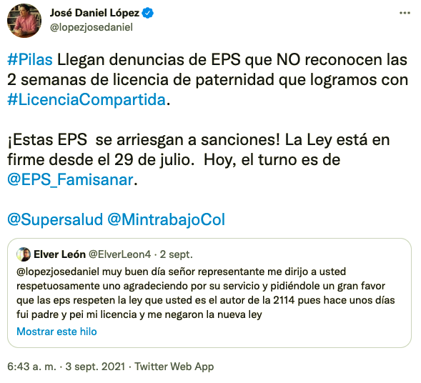 Problemas Con Las Licencias De Paternidad De Los Padres En Colombia Hombre Denunció Que Eps No