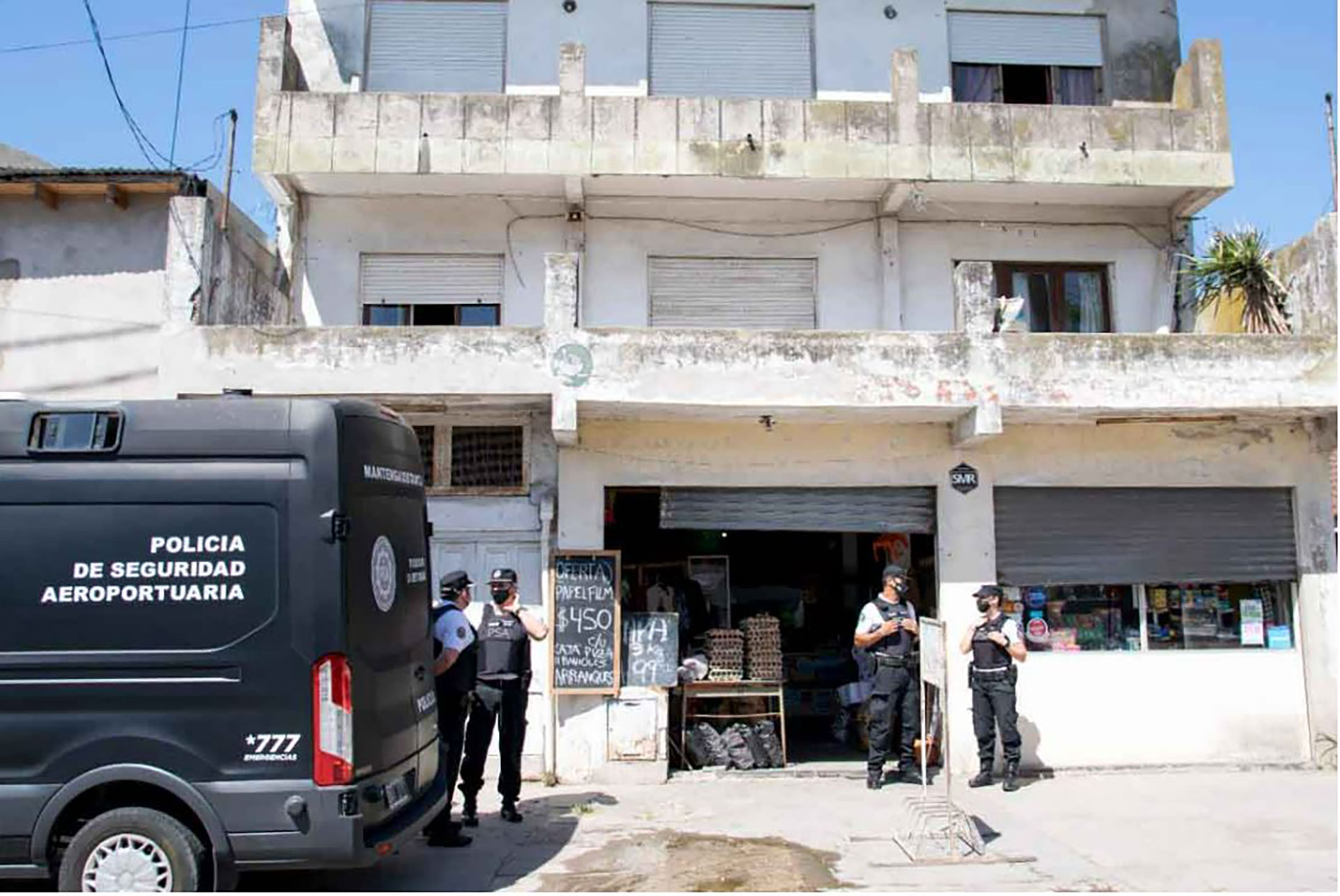 Local donde estaba ubicada -en planta alta- la Iglesia âEl Shaddaiâ y -en planta baja- un almacÃ©n donde el pastor, segÃºn la CÃ¡mara Federal de Apelaciones de Mar del Plata, hacÃ­a trabajar a sus vÃ­ctimas (Foto: Ministerio de Seguridad de la NaciÃ³n)