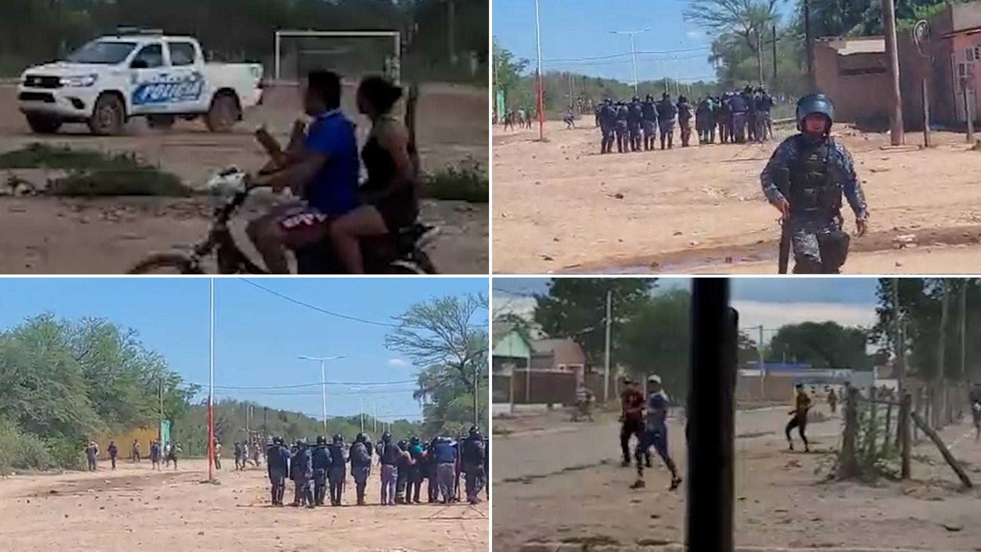 Incidentes en Chaco tras la desaparición de un joven de la comunidad wichí: hay 21 detenidos y 12 policías heridos 