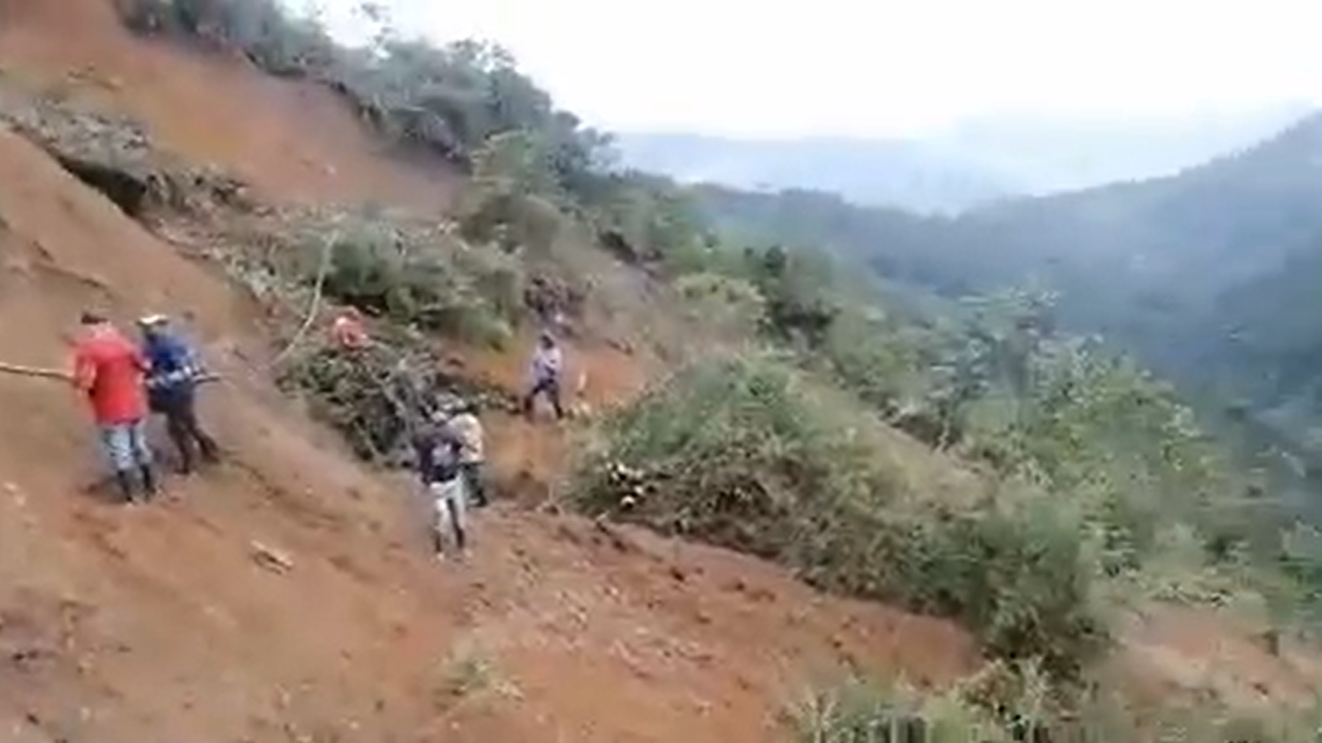 Video Reportan Otro Deslizamiento De Tierra En Betulia Antioquia Que