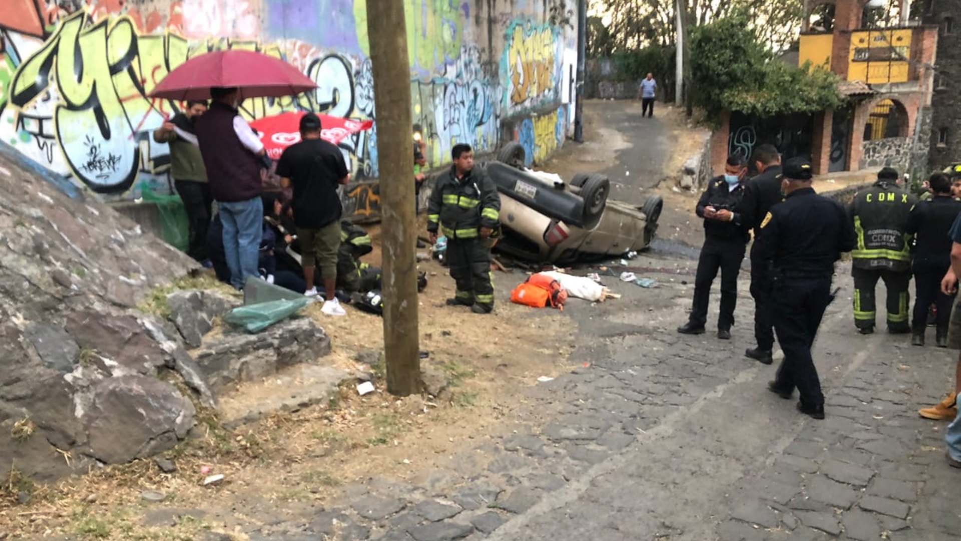 Accidente en Tlalpan, sobre la México-Cuernavaca dejó dos muertos (Foto: Twitter / @GaboOrtega73)