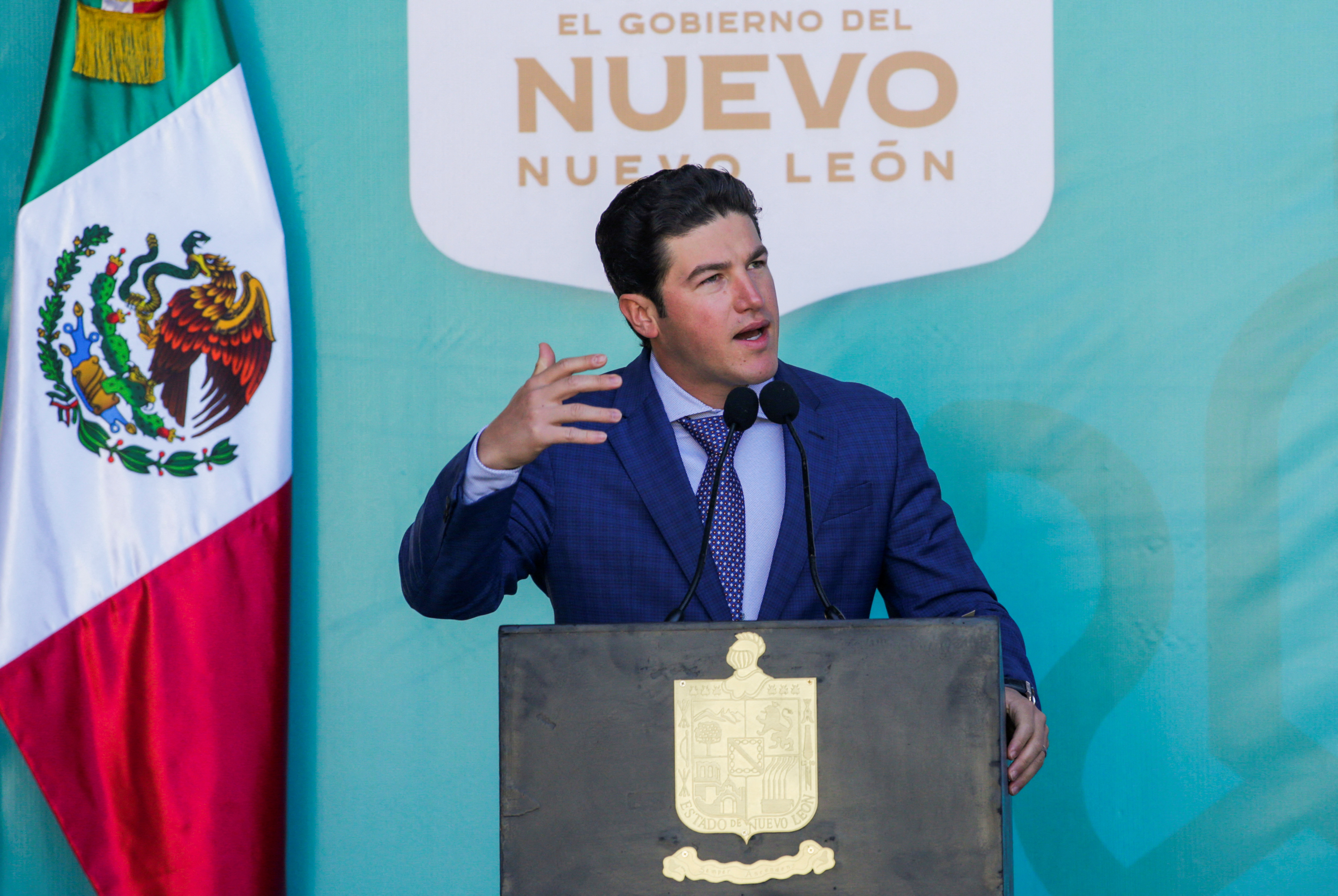 Samuel García denunció presunto desvío de recursos en la Secretaría de Educación del estado de Nuevo León  (Fotos: REUTERS/Daniel Becerril)
