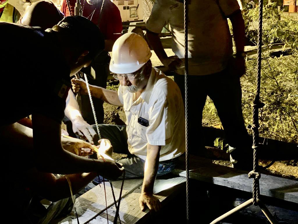 Labores de rescate de los mineros (Foto: Protección Civil)