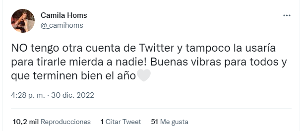 El usuario creado el 30 de diciembre, luego que cerraran la cuenta