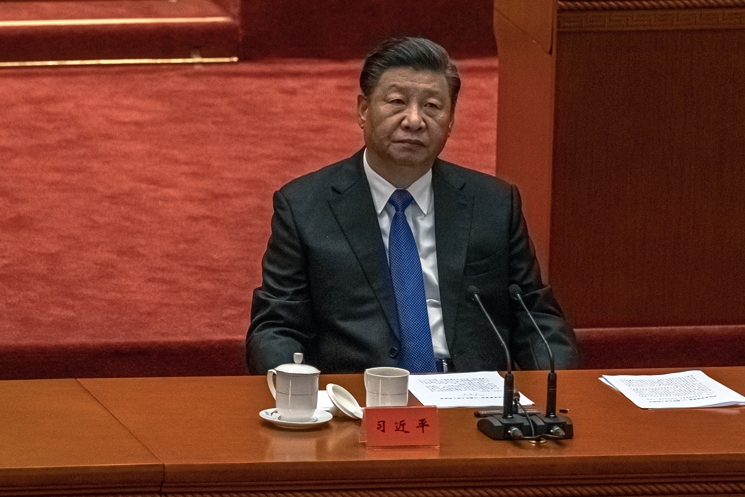 Xi Jinping no asistió a la cumbre climática en Glasgow (EFE/EPA/ROMAN PILIPEY)
