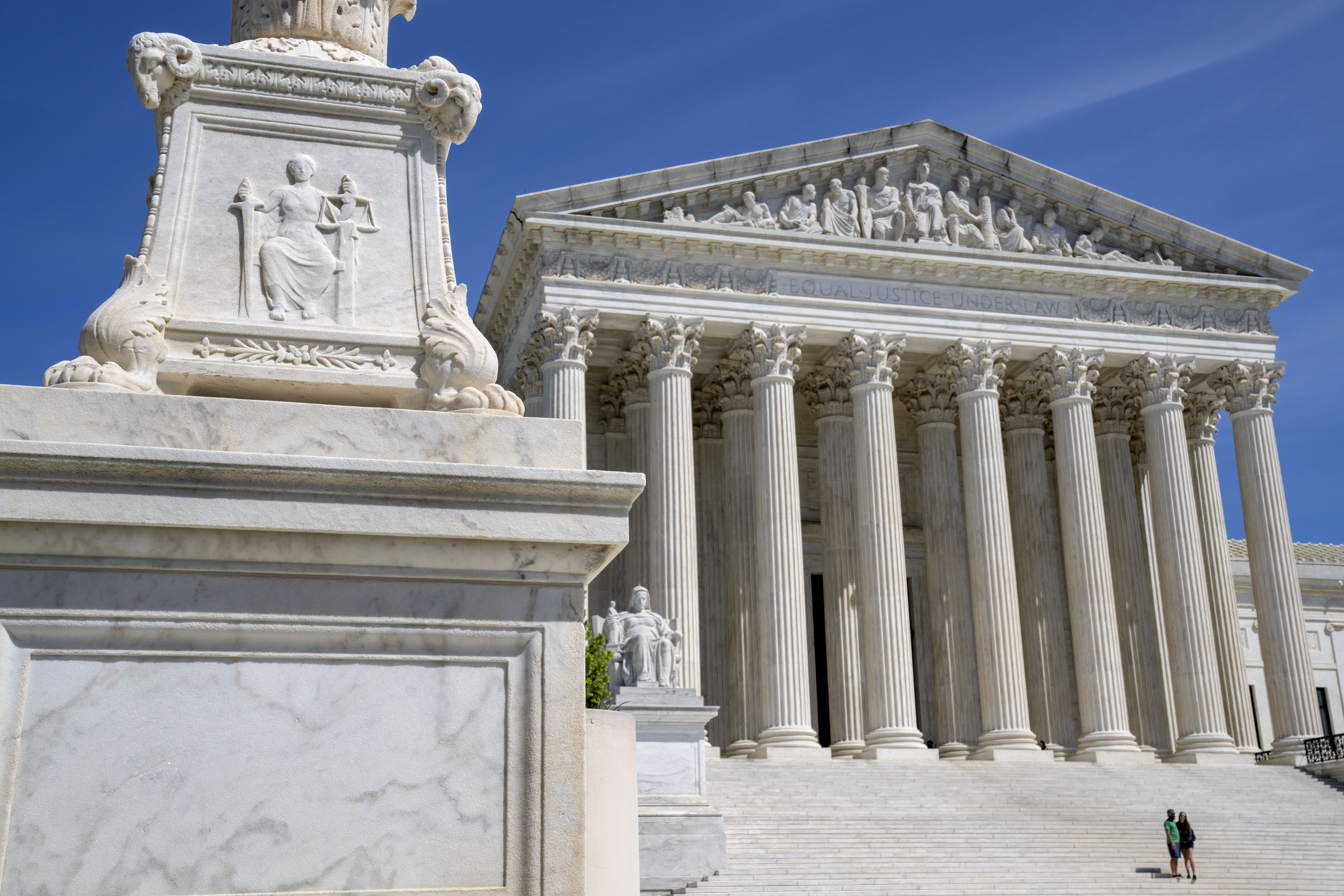 La Corte Suprema de Estados Unidos el miércoles 19 de abril de 2023, en Washington. (AP Foto/Jacquelyn Martin)