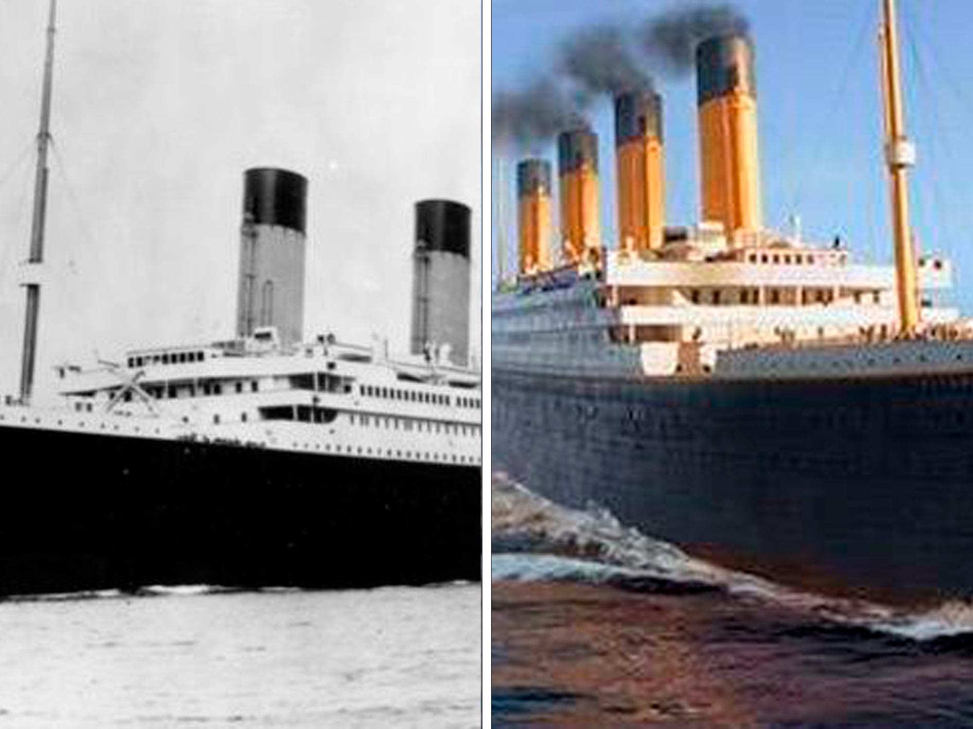 La película logró recrear la trágica historia del Titanic