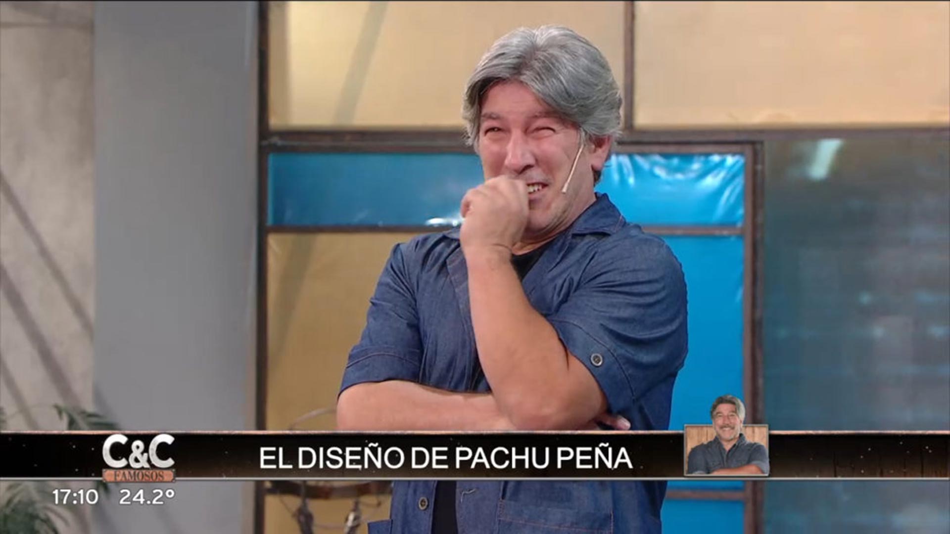 Pachu Peña no pudo contener la risa al presentar un extraño diseño del Guasón en Corte & Confección famosos: “Es lo que hay”