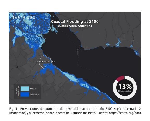 Proyecciones del aumento del nivel del mar para el ao 2100