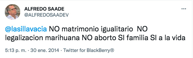 Publicación de Alfredo Saade