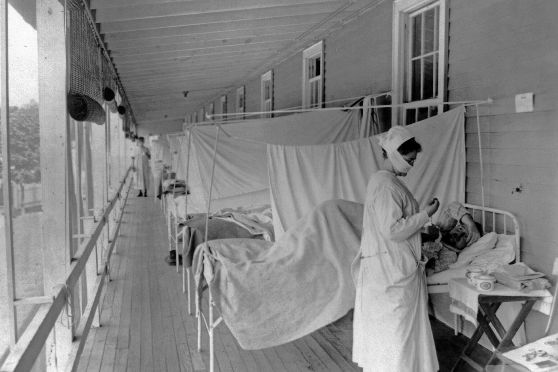 La gripe española es comparada con la actual pandemia por coronavirus (Foto: Library of Congress)