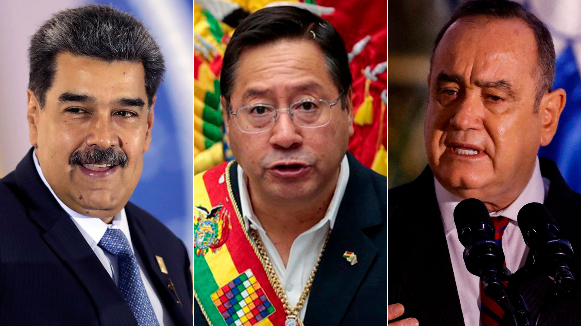 Nicolás Maduro, Luis Arce y Alejandro Giammattei son los líderes de Venezuela, Bolivia y Guatemala, los países peor calificados en el combate a la corrupción en América Latina 