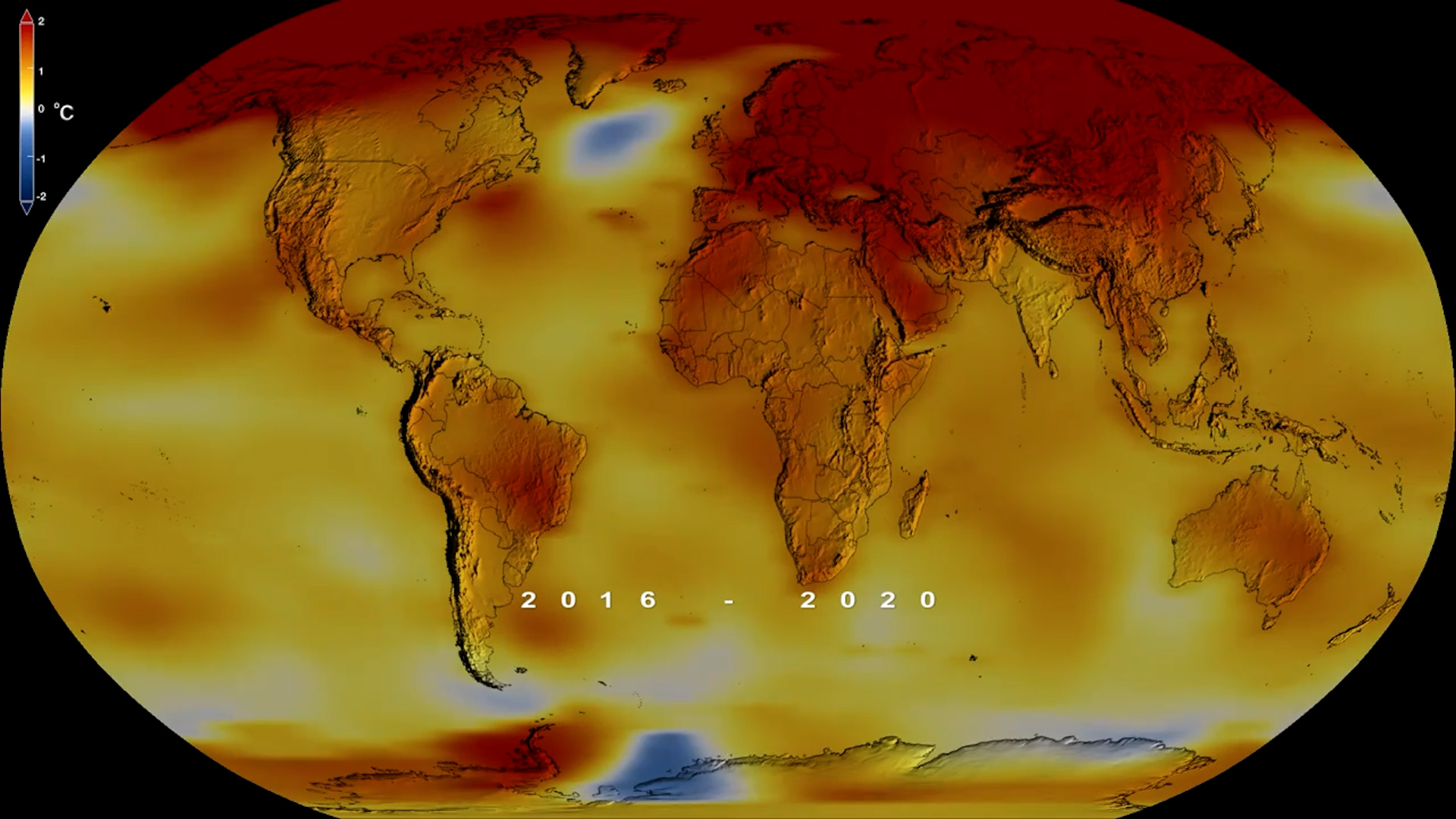 Los satélites de la NASA miden la evolución de la temperatura en la Tierra