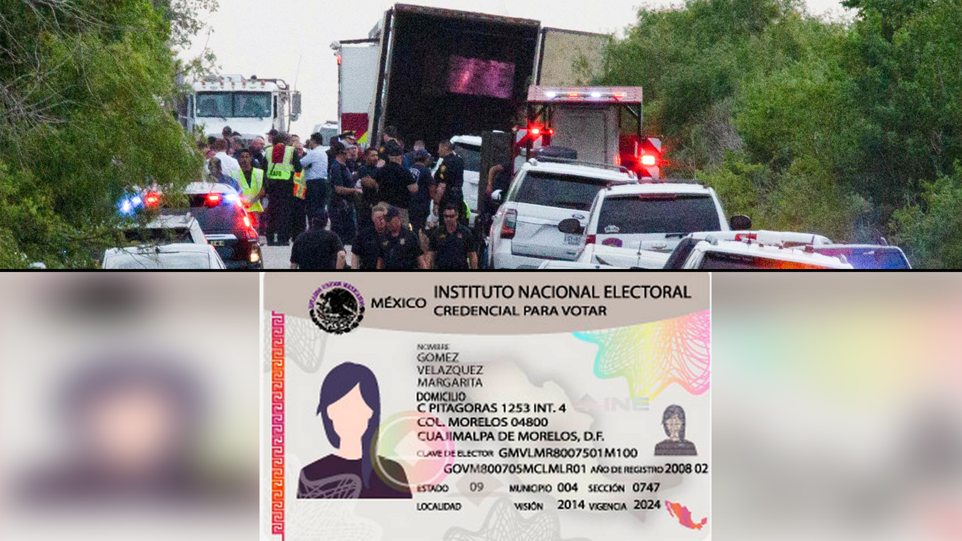 La credencial de la joven chiapaneca llegó hasta San Antonio Texas  (Fotos: INE/ REUTERS)