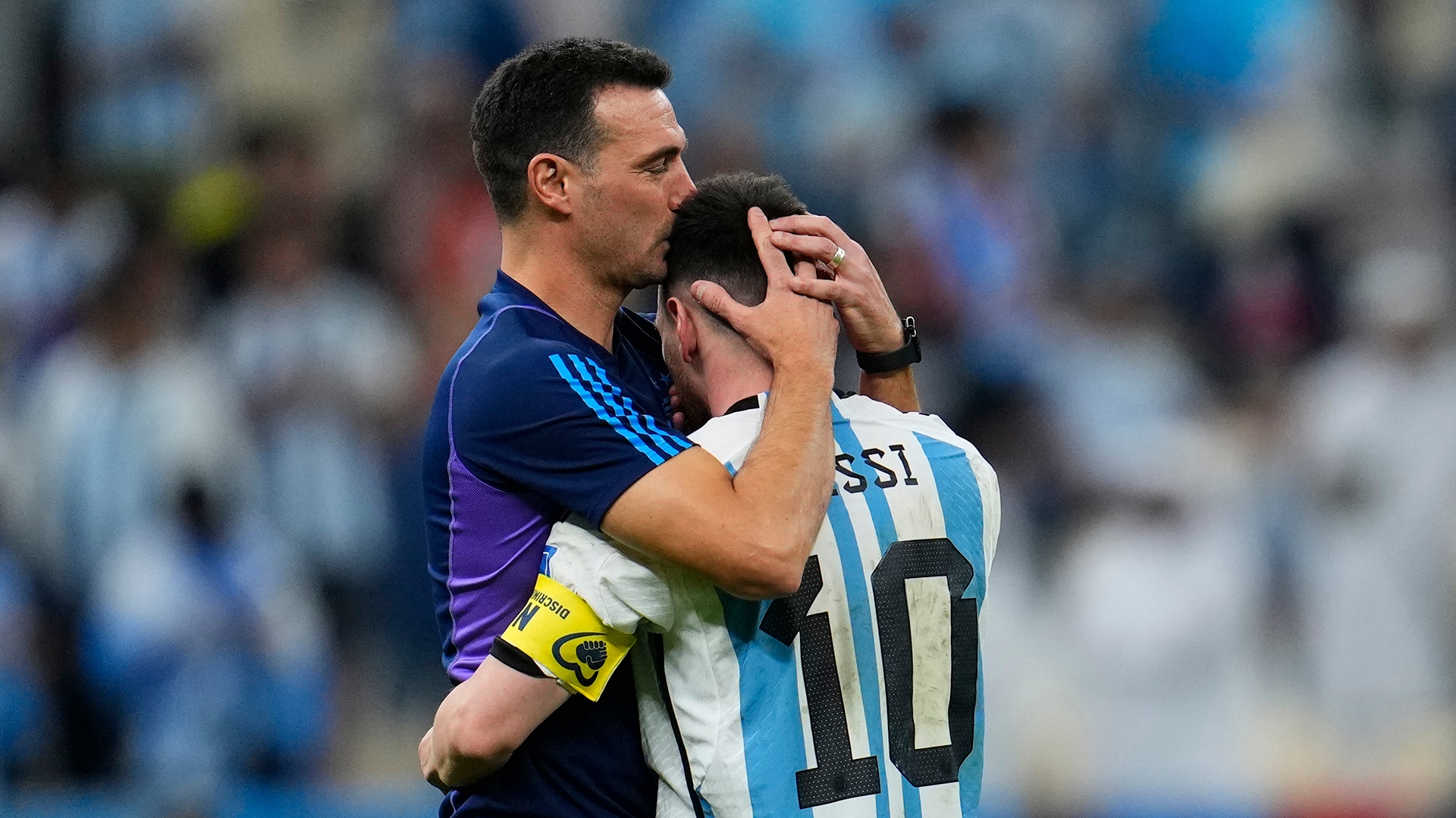 Scaloni se refirió a las chances de que Messi y Di María puedan llegar al próximo Mundial y definió a Lautaro Martínez como su “delantero favorito”
