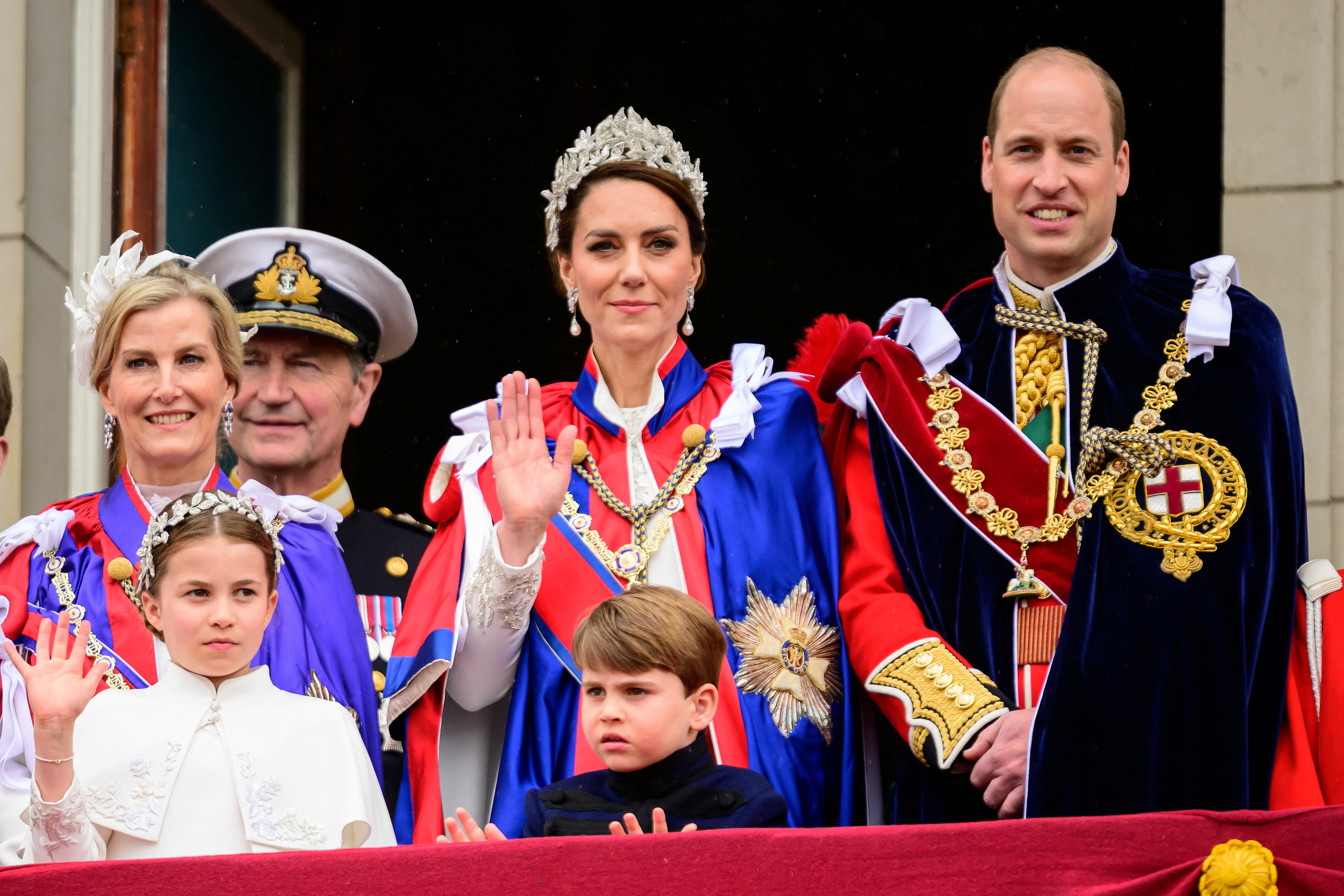Con aire de reina, Kate Middleton brilló y fue el centro de atención en la coronación de Carlos III 