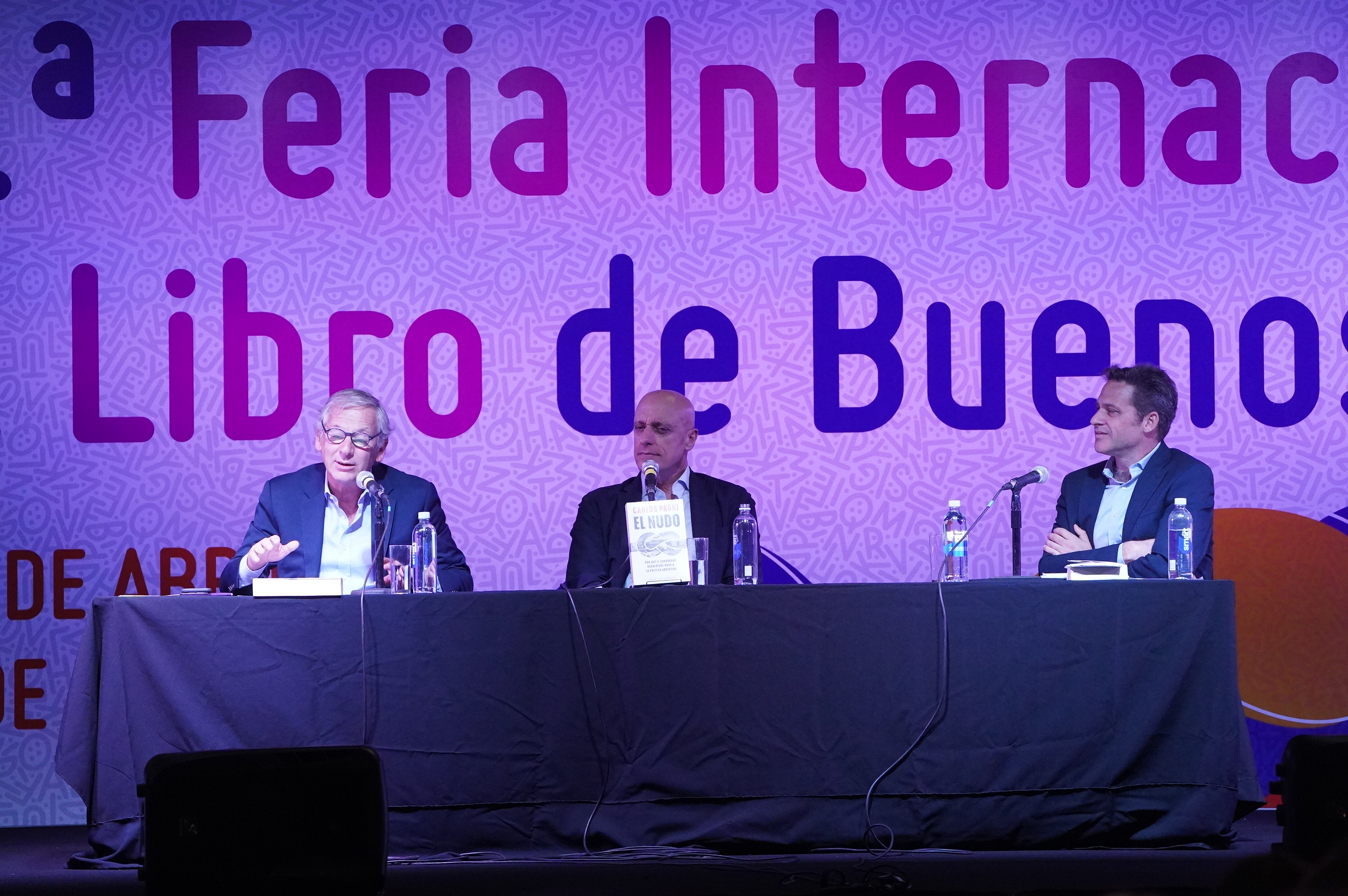 Pagni dialogó con Marcelo Longobardi y Martín Sivak. (Franco Fafasuli)