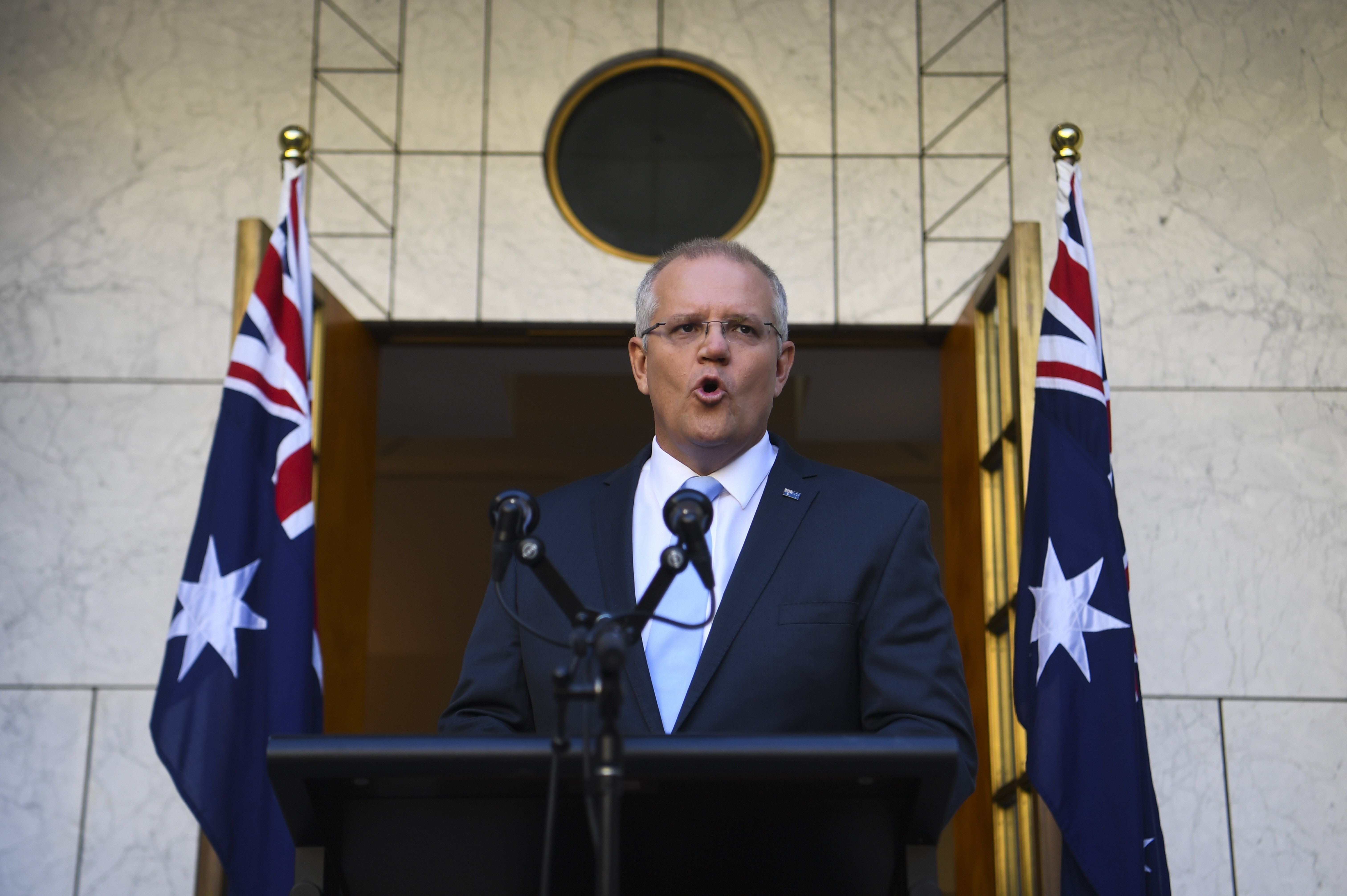 El primer ministro de Australia, Scott Morrison, en una foto de archivo. EFE/ EPA/LUKAS COCH
