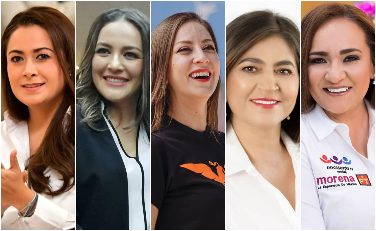 Candidatas a la gubernatura de Aguascalientes para las elecciones 2022 (Foto: especial)