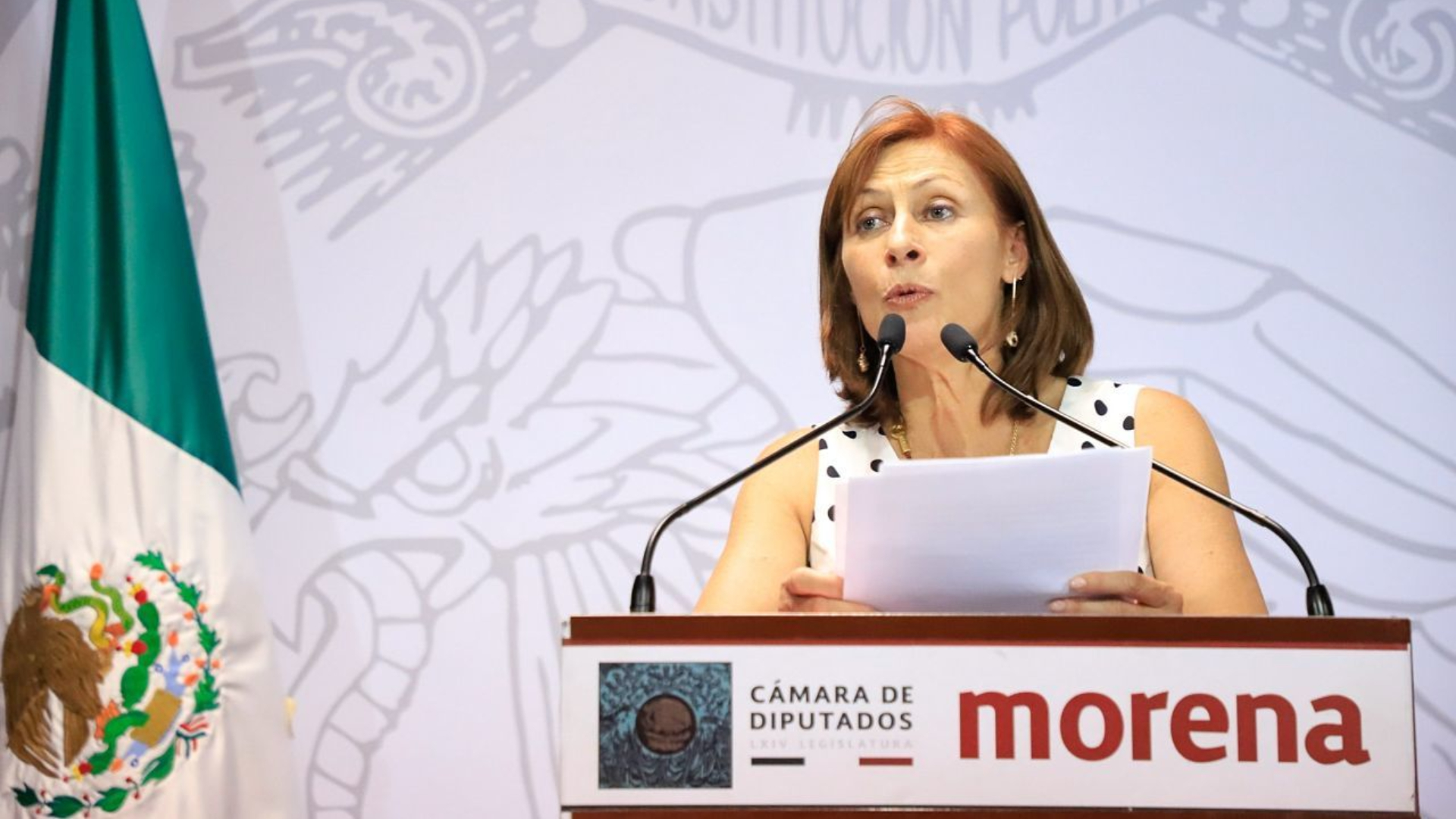 Tatiana Clouthier milita en Morena, el partido que llevo a AMLO a la presidencia (Foto: Cuartoscuro)