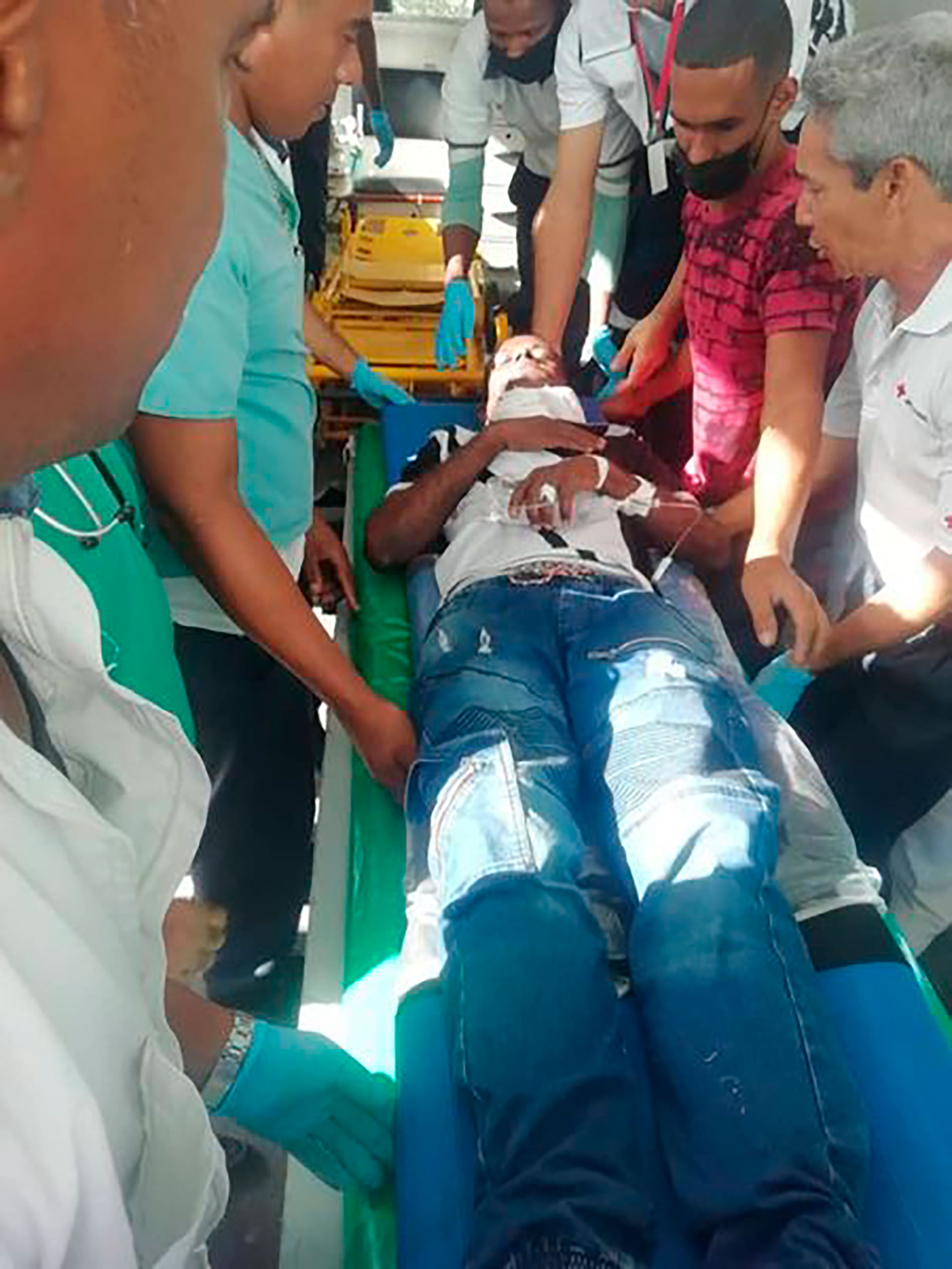 Los siete heridos graves se encuentran internados en el hospital provincial Saturnino Lora (Twitter)