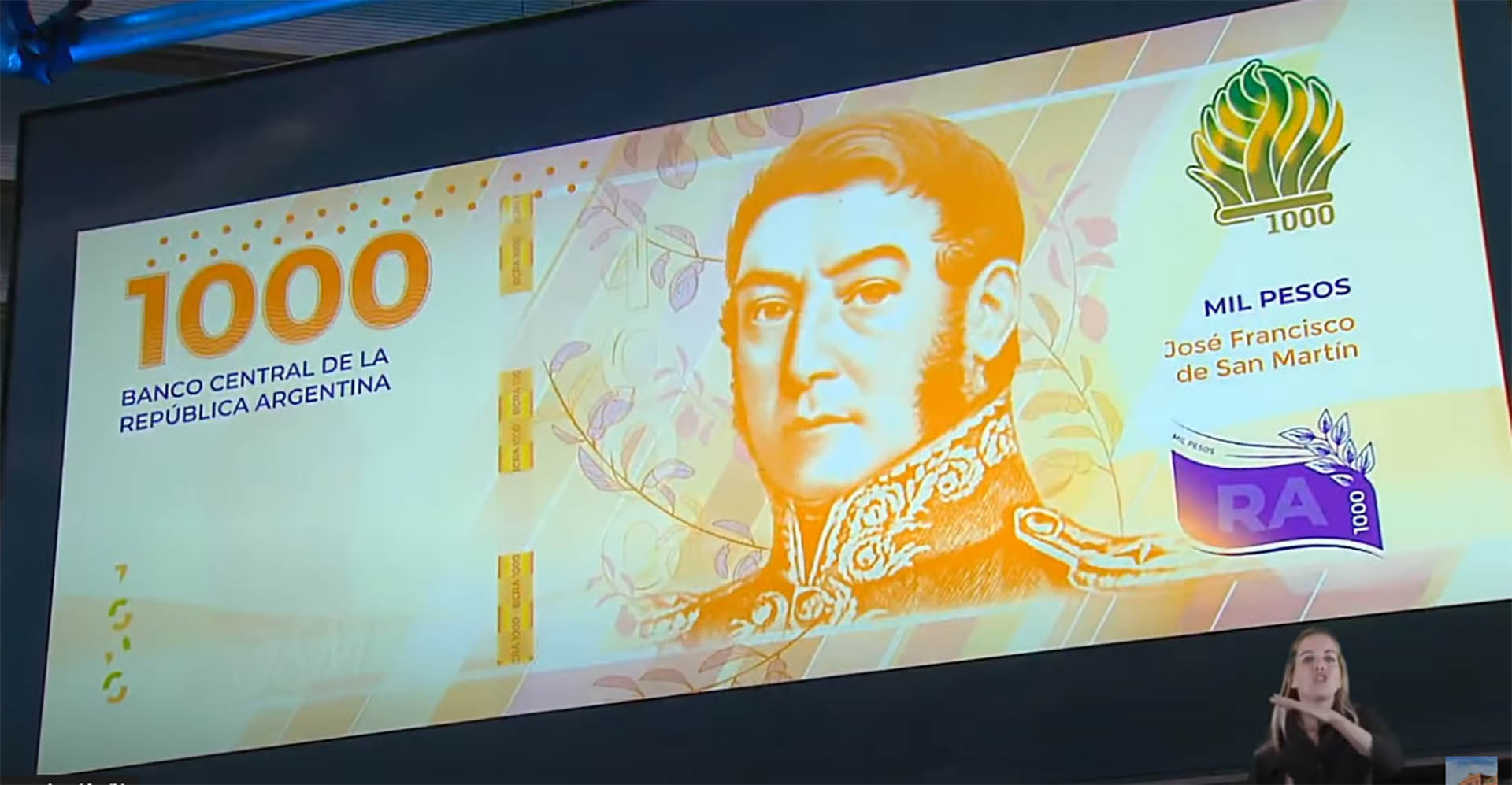 Entre los menos valiosos del mundo: el billete de $1.000 con la imagen de San Martín compra menos de 5 dólares