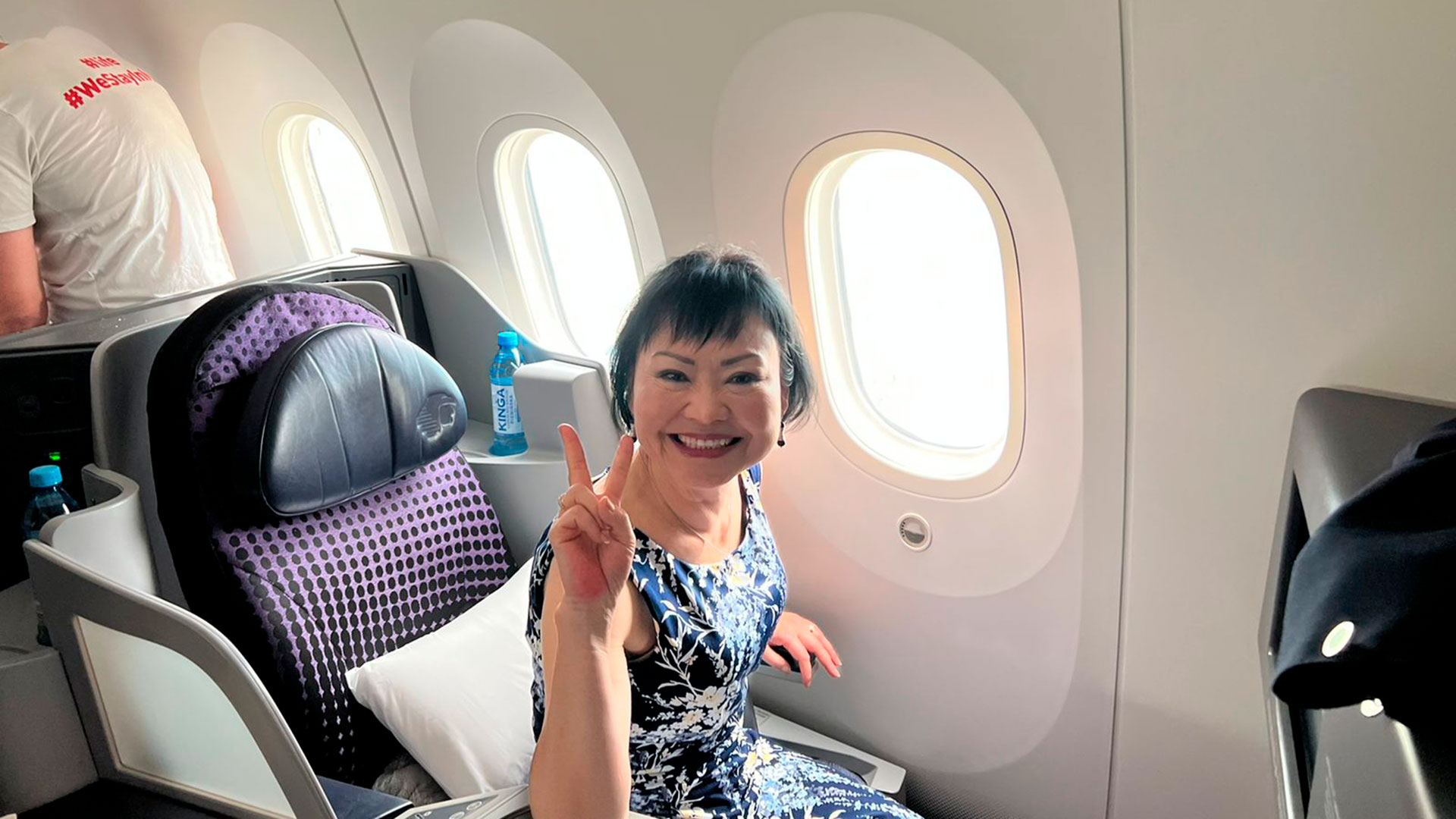 Kim Phuc Phan Thi acompañó un vuelo de refugiados desde Varsovia hasta Canadá: emuló el mismo viaje que hizo cuando huyó de la guerra de Vietnam