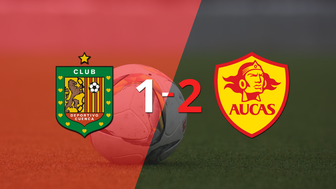 Aucas ganó por 2-1 en su visita a Deportivo Cuenca
