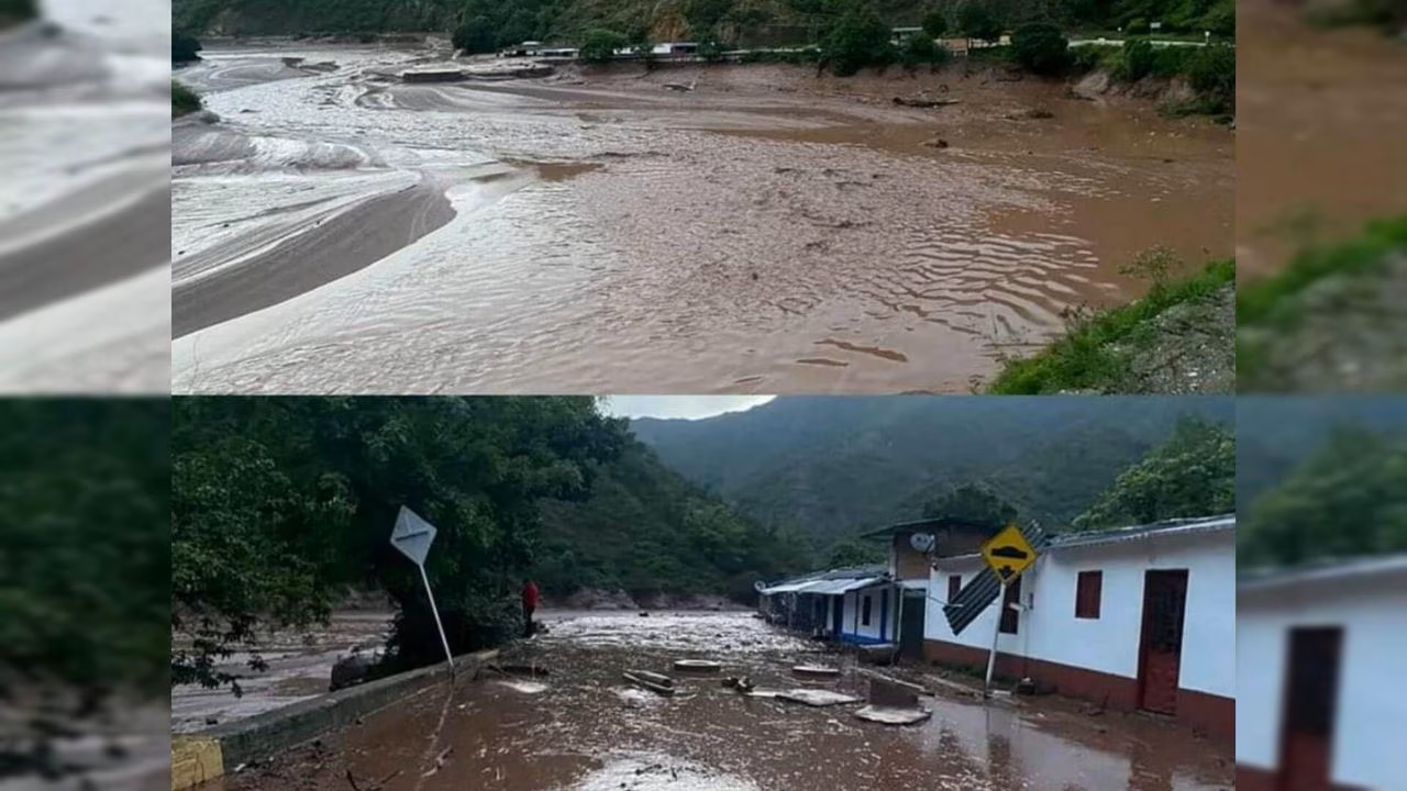 File image of the floods in El Tarrita, municipality of Ábrego, Norte de Santander.  /particular file