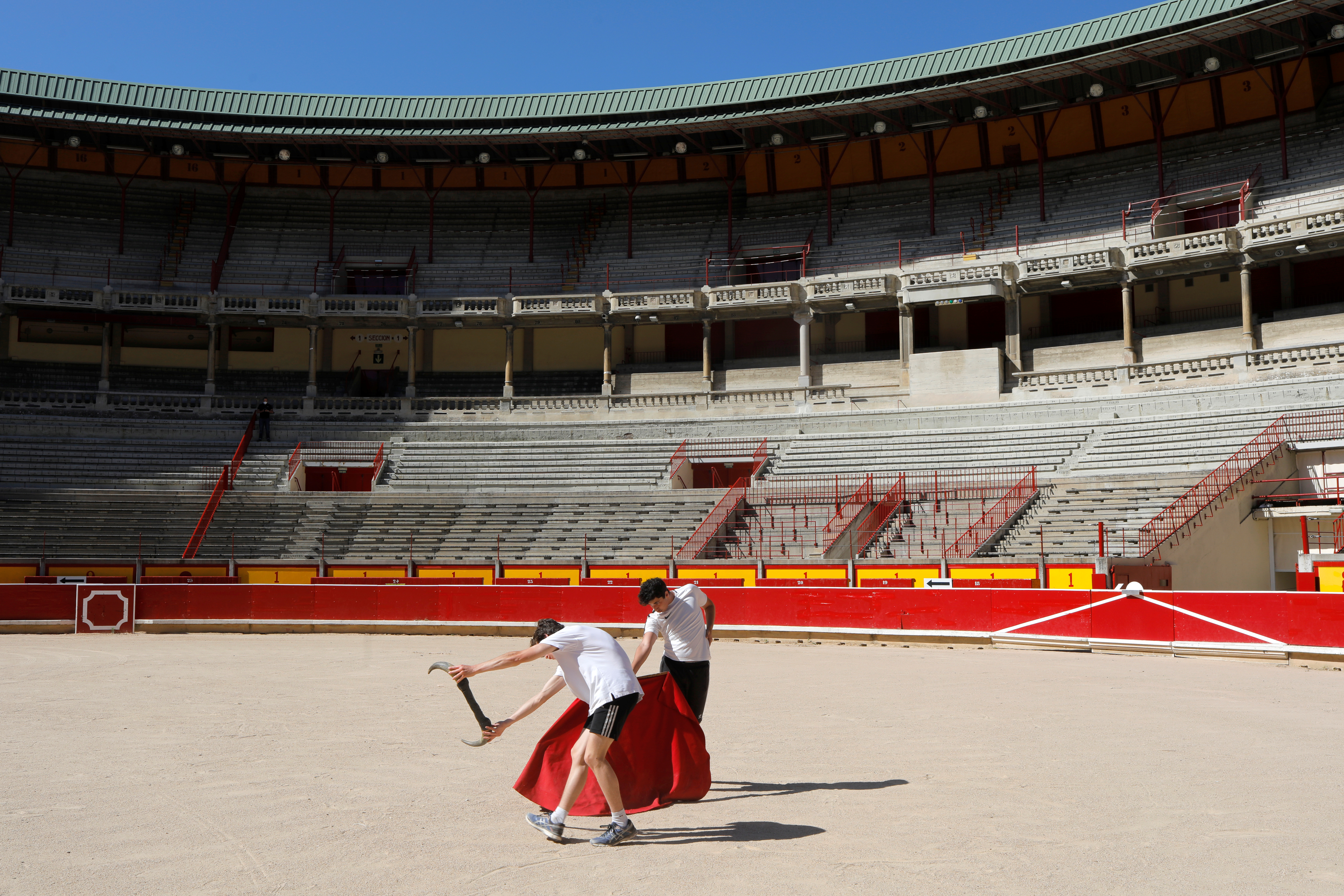 El aprendiz de torero español Nabil Essaouari