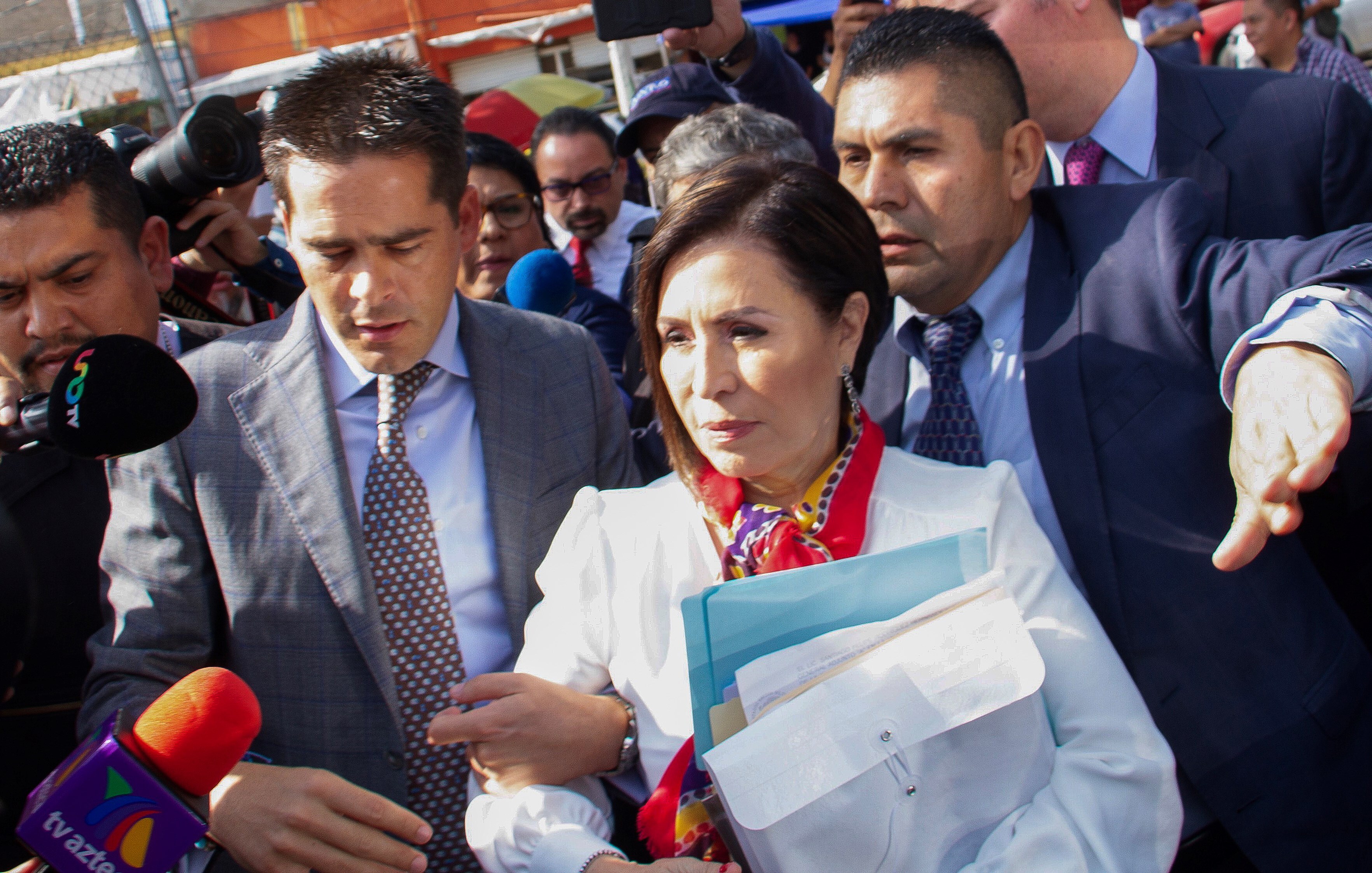 Rosario Robles, ex secretaria de EPN, permanece presa en Santa Martha desde el 2019 (Foto: EFE / Madla Hartz)