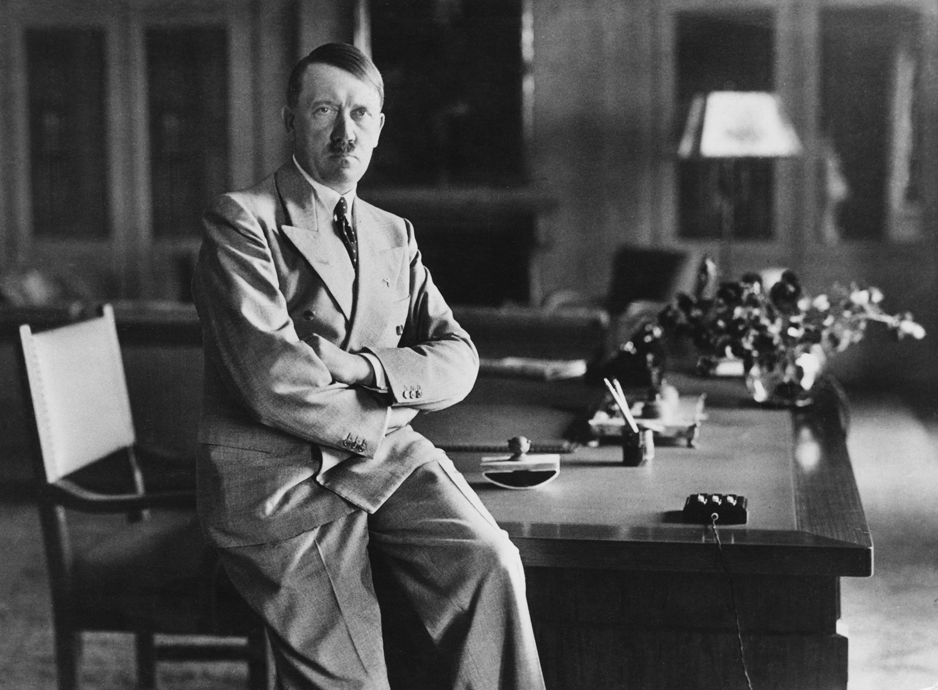 “Ahora soy completamente libre, interna y externamente. Ahora pertenezco solo al pueblo alemán y a mi misión”, dijo Hitler después de la misteriosa muerte de Geli (Popper/Popperfoto/Getty Images)