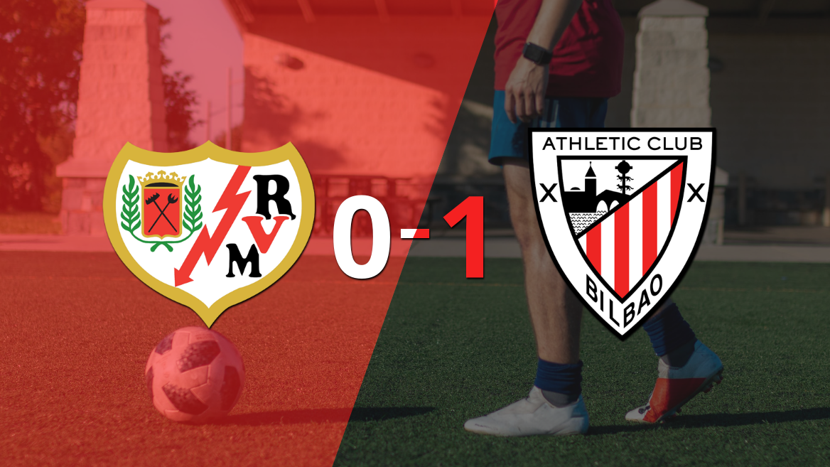 Por la mínima diferencia, Athletic Bilbao se quedó con la victoria ante Rayo Vallecano en el estadio Ciudad Deportiva Fund. Rayo Vallecano