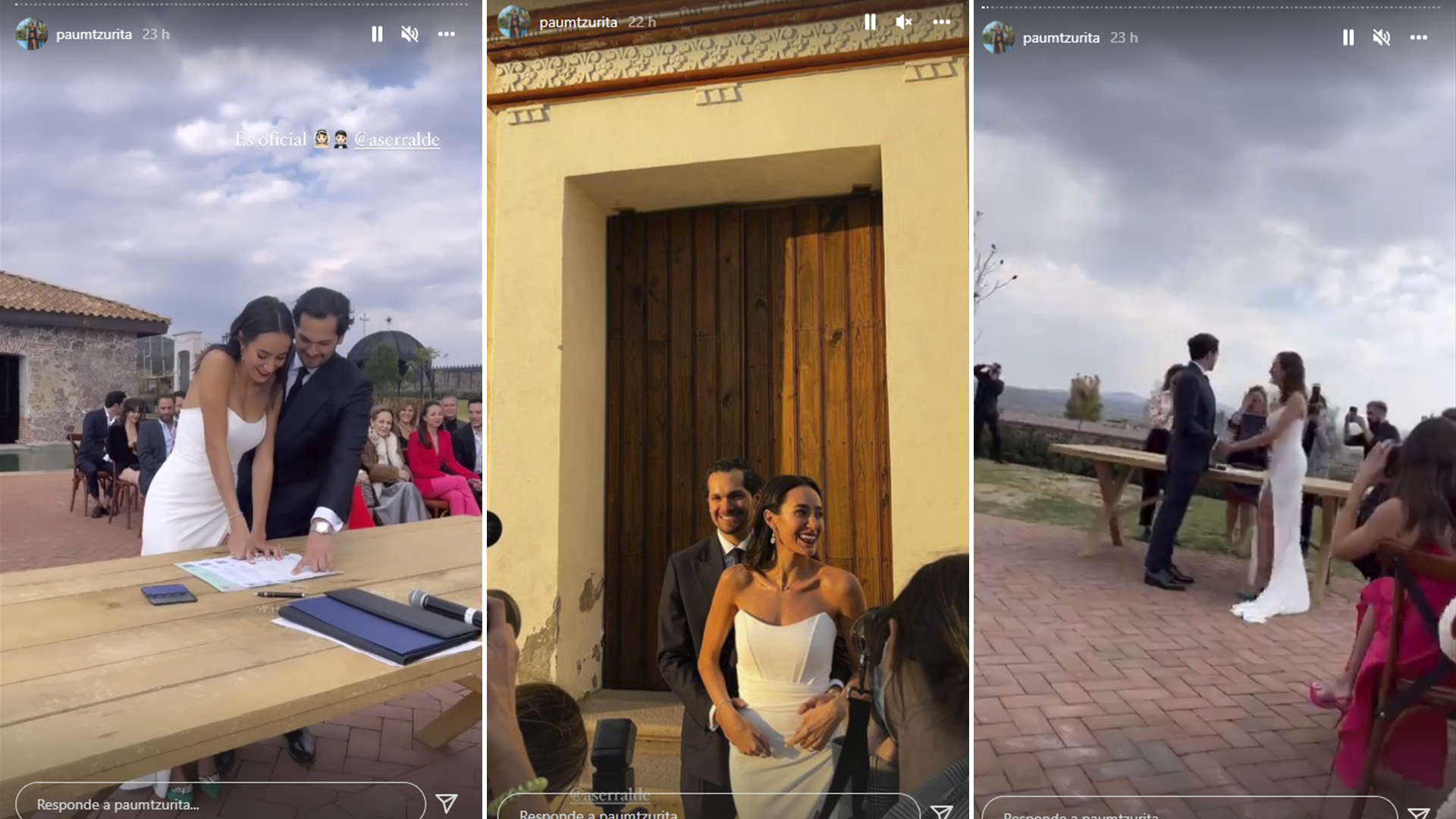 Tres días de fiesta: los detalles de la boda de Pau Zurita - Infobae